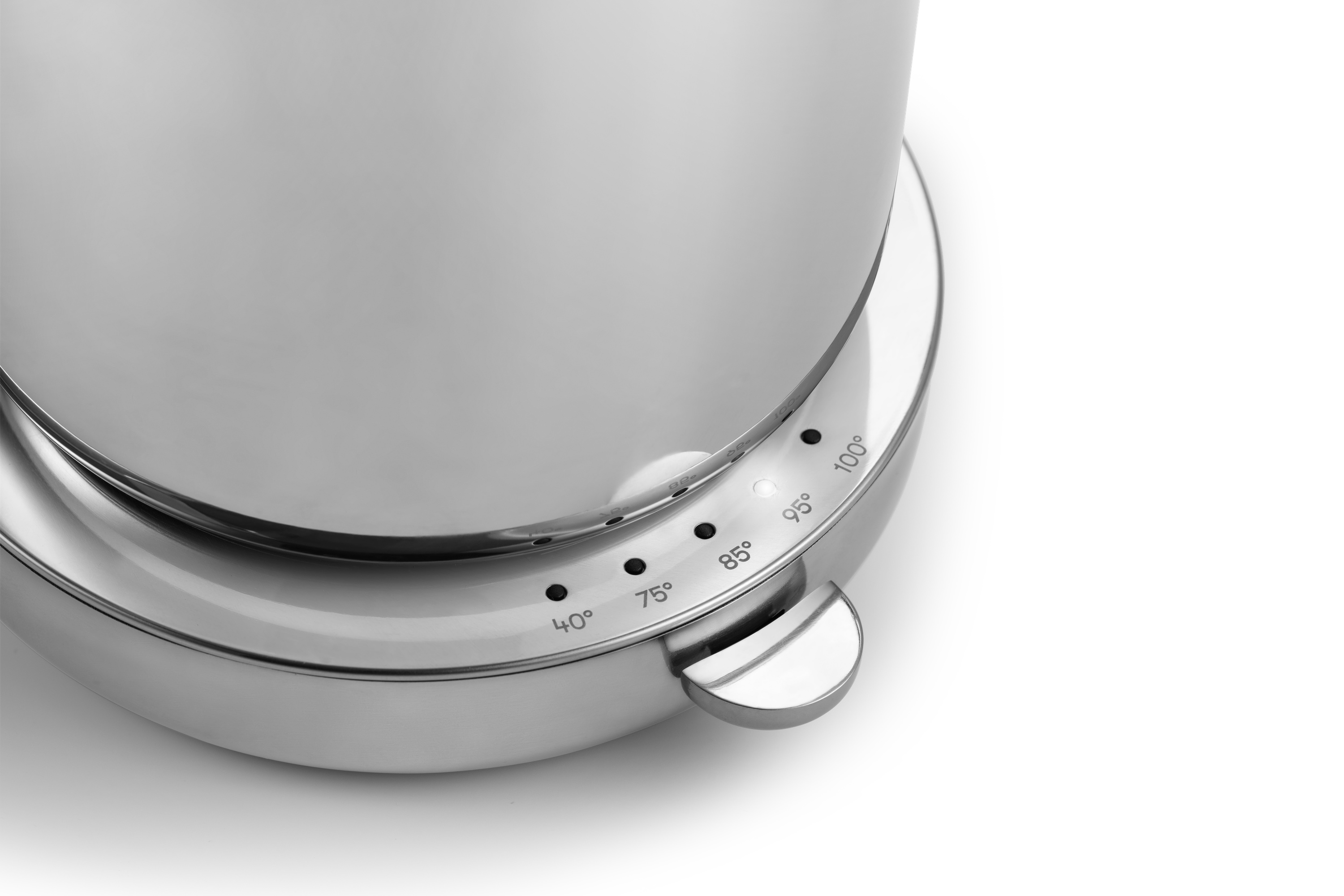 Elkedel, Aarke Kettle, poleret stål