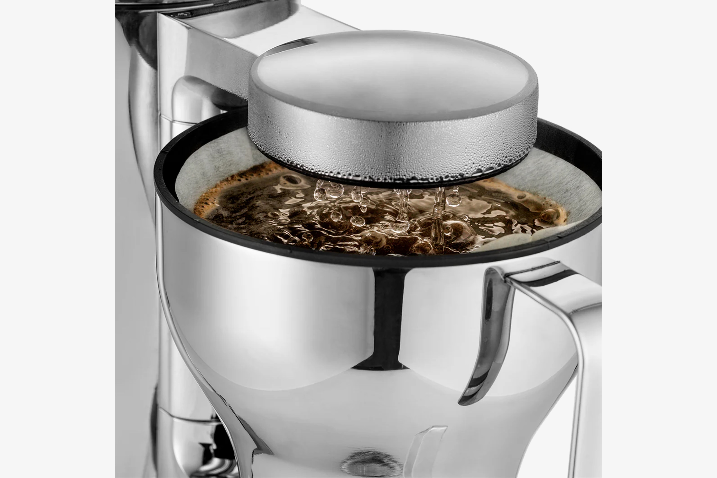 Kaffemaskine, Aarke Coffee Maker, poleret stål