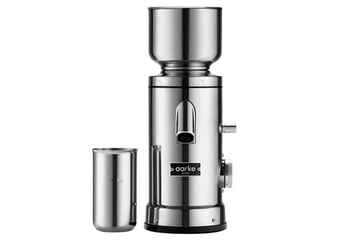 Kaffekværn, Aarke Coffee Grinder, poleret stål
