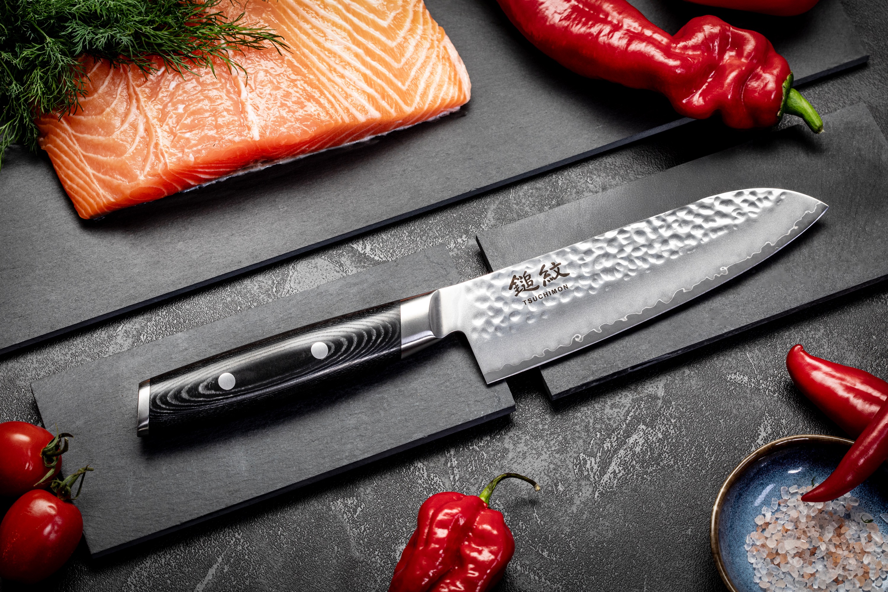 Kokke- og grøntkniv, Santoku