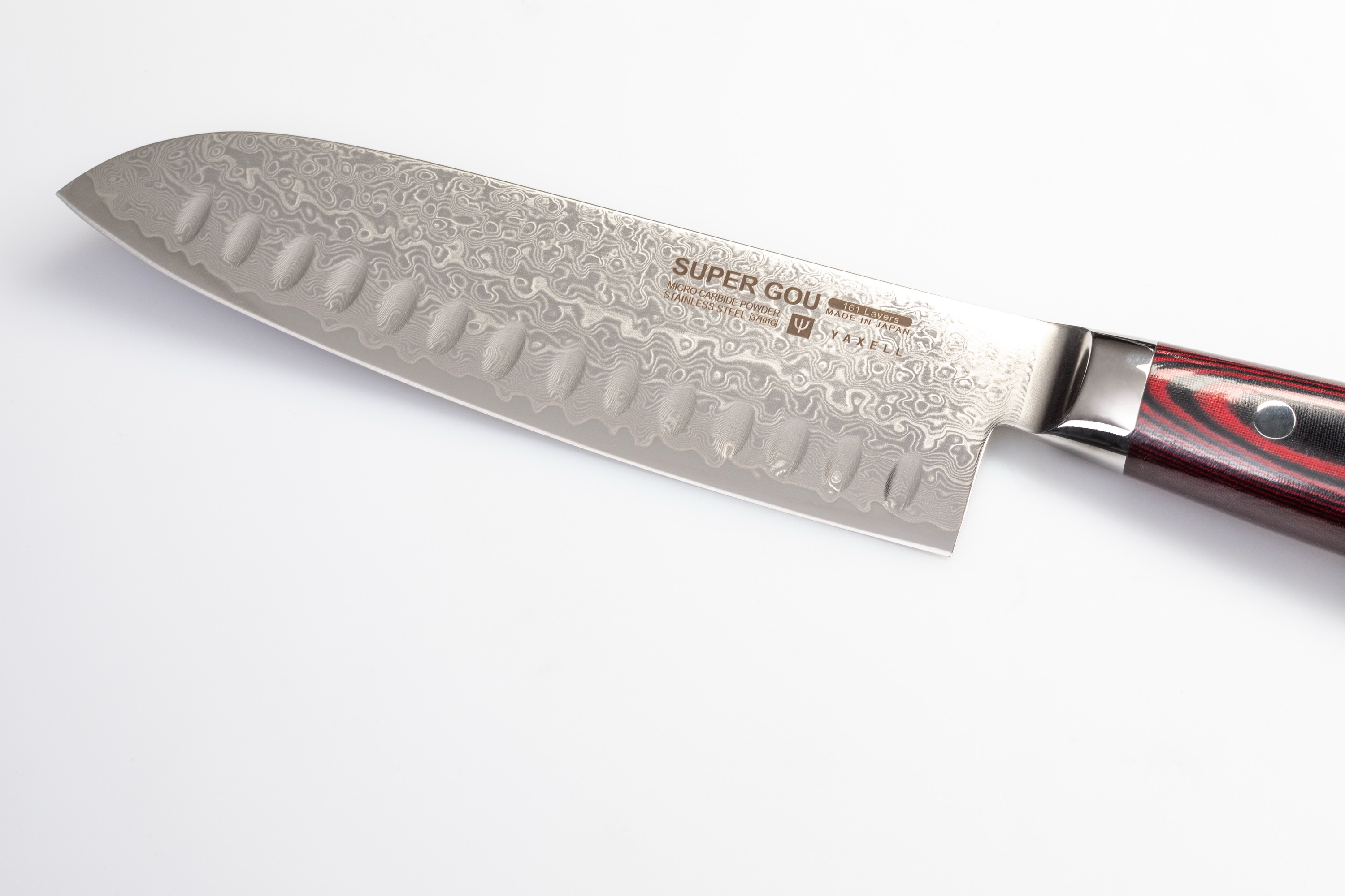 Kokke- og grøntkniv, Santoku, luftskær