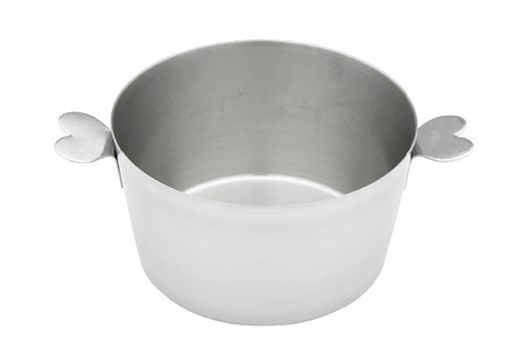 Charlotteform, rund, rustfrit stål