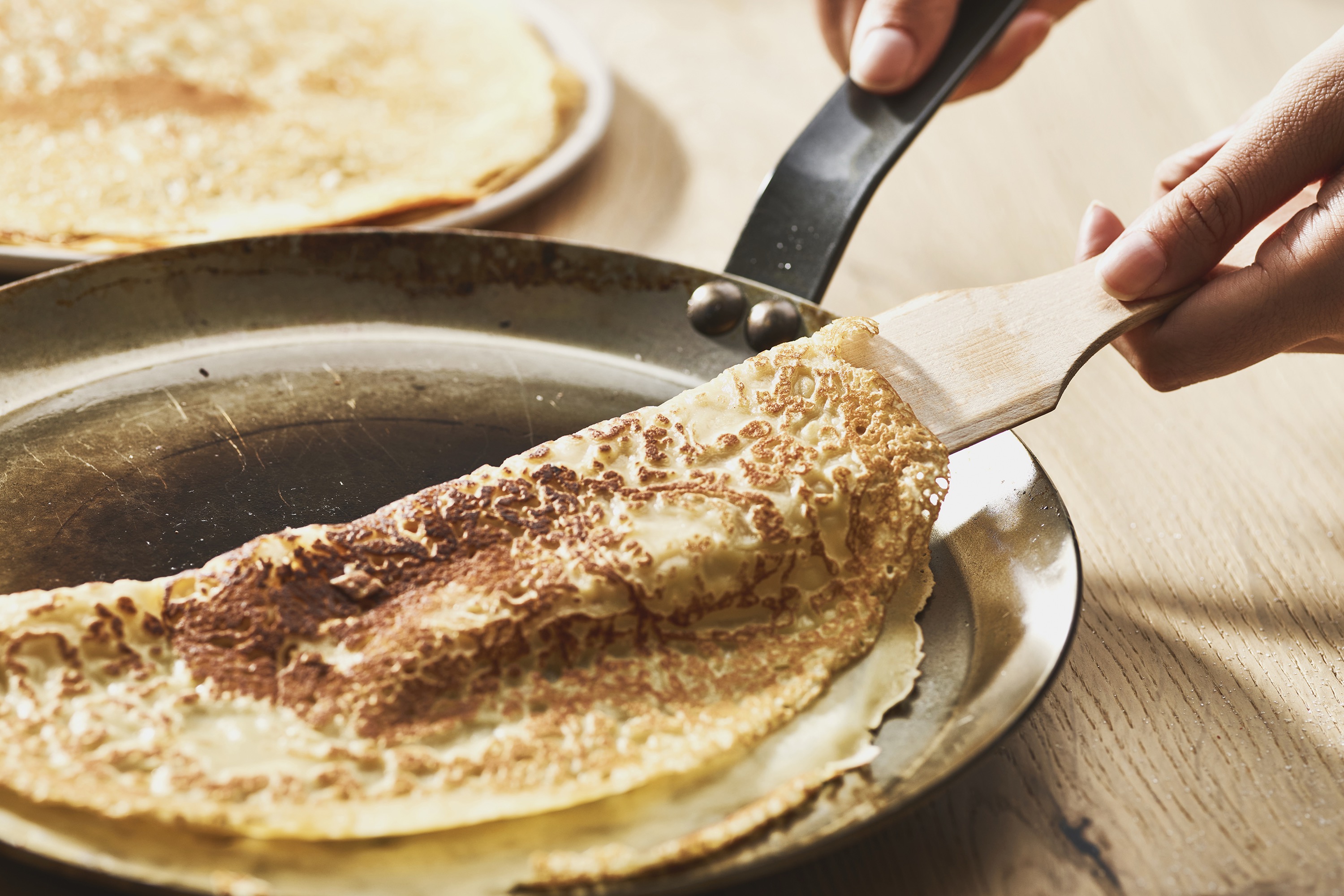 Crepepande, pladejern