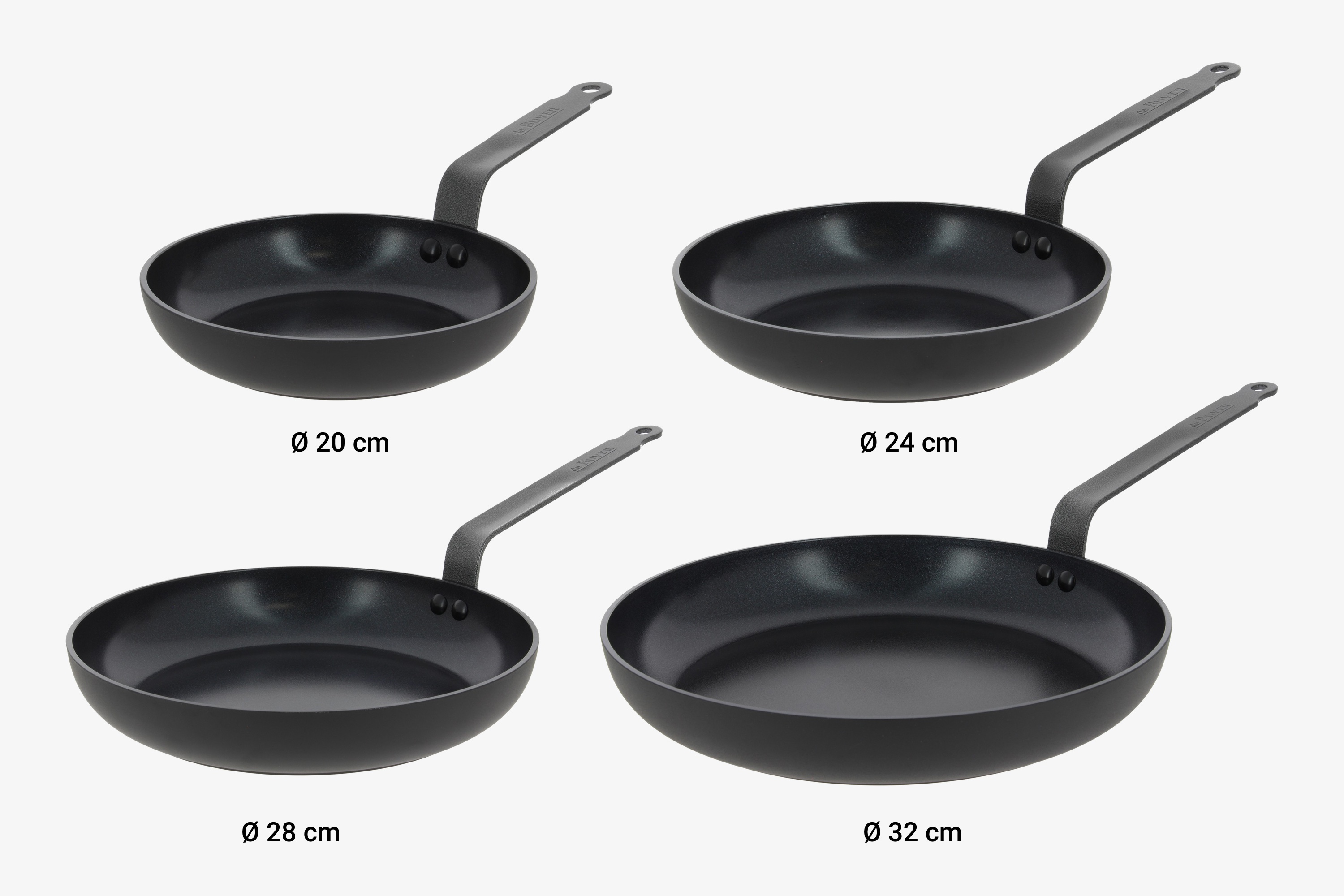 Pande, aluminium, keramisk belægning, PFAS-fri