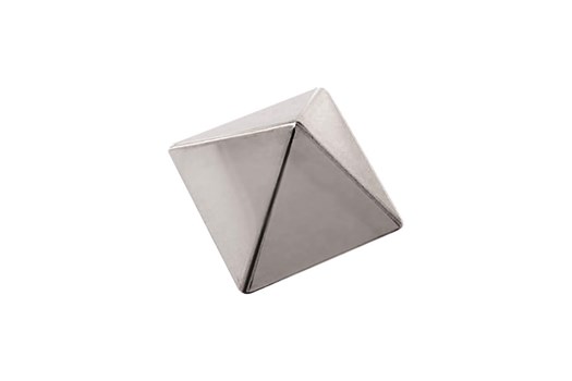 Pyramideform, 6-9-12 cm, rustfrit stål