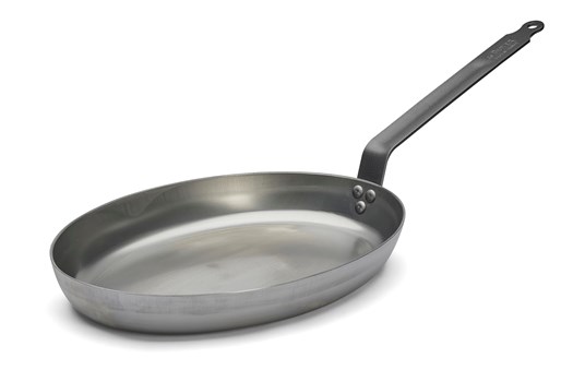 Oval pande, pladejern, de Buyer