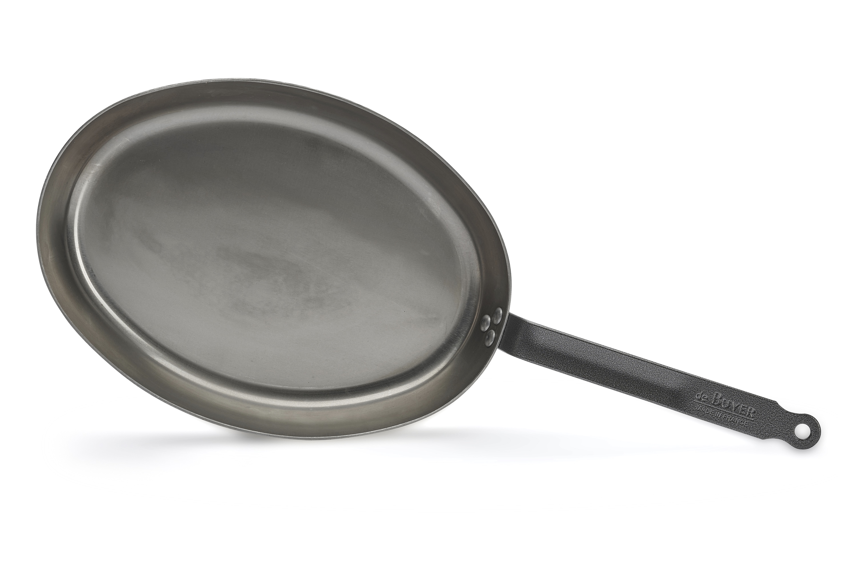 Oval pande, pladejern