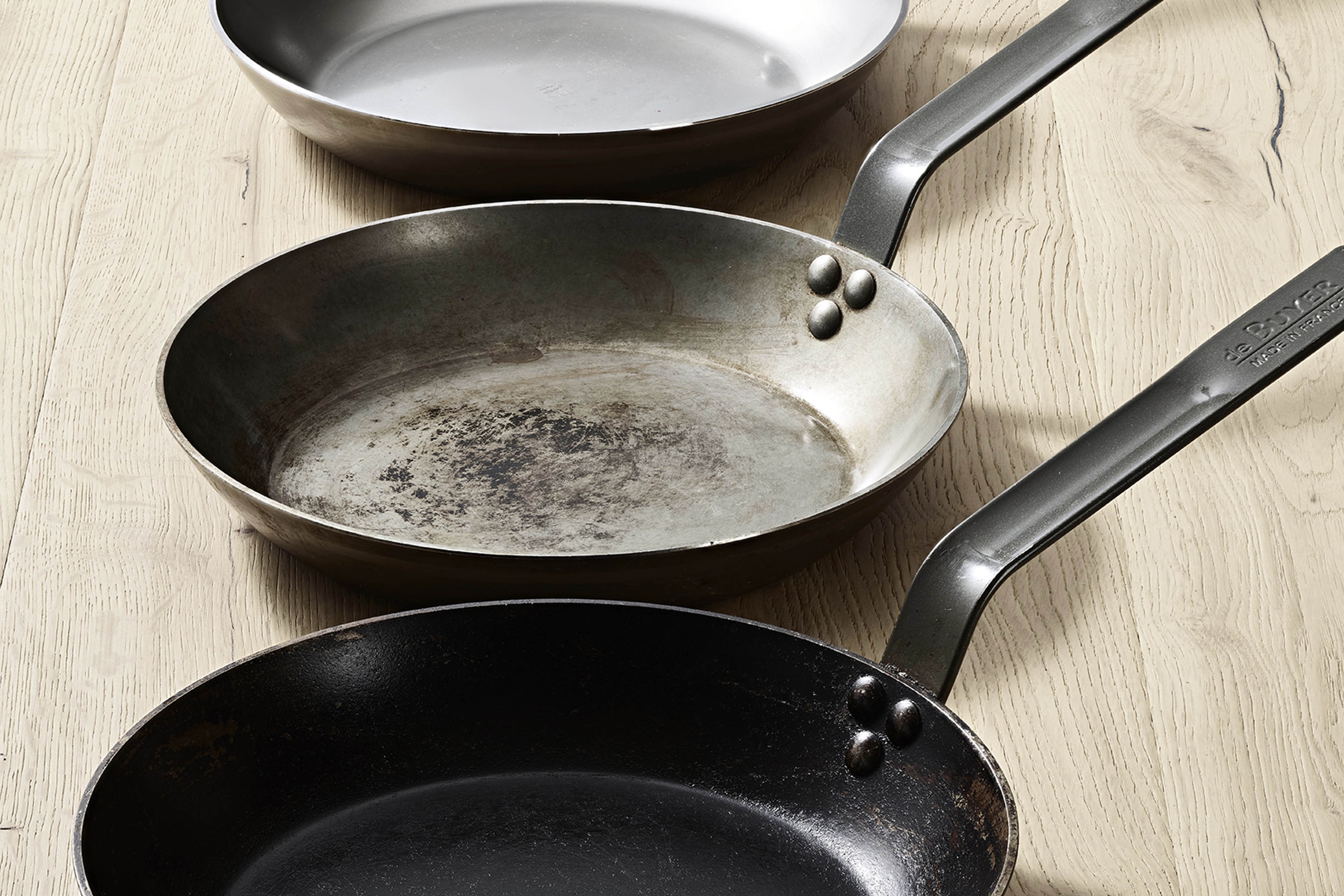 Oval pande, pladejern