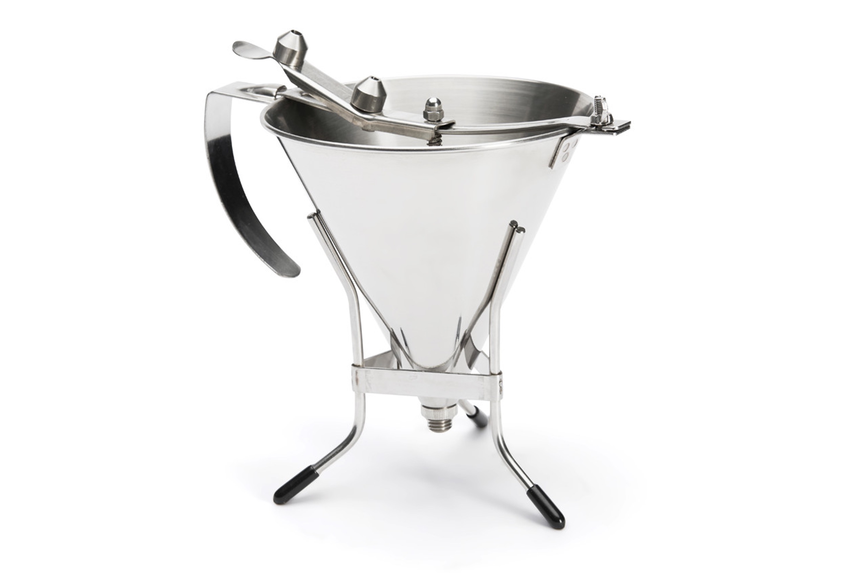 Portionstragt med fod, Kwik Pro, rustfrit stål