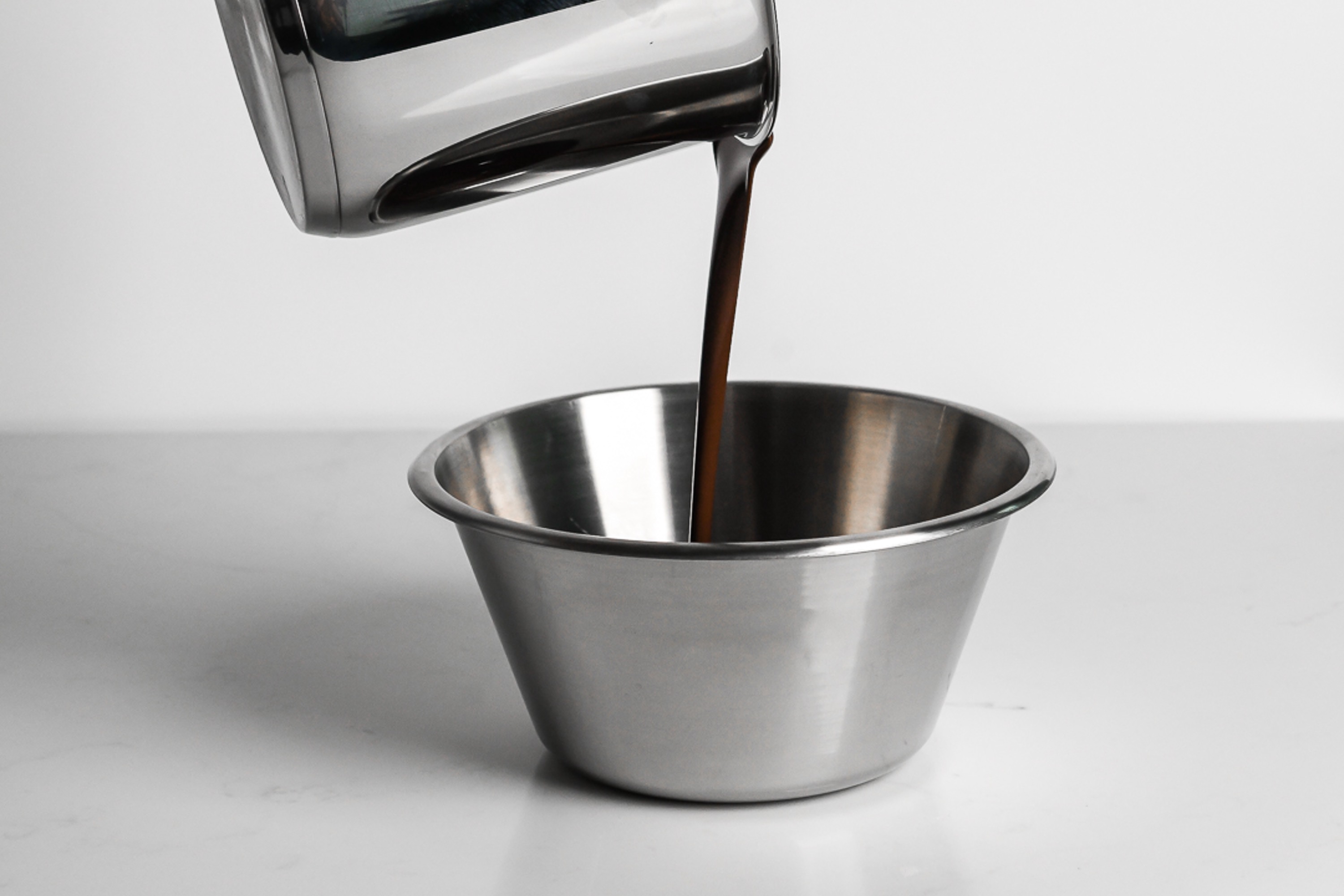 Skål til chokolade, rustfrit stål