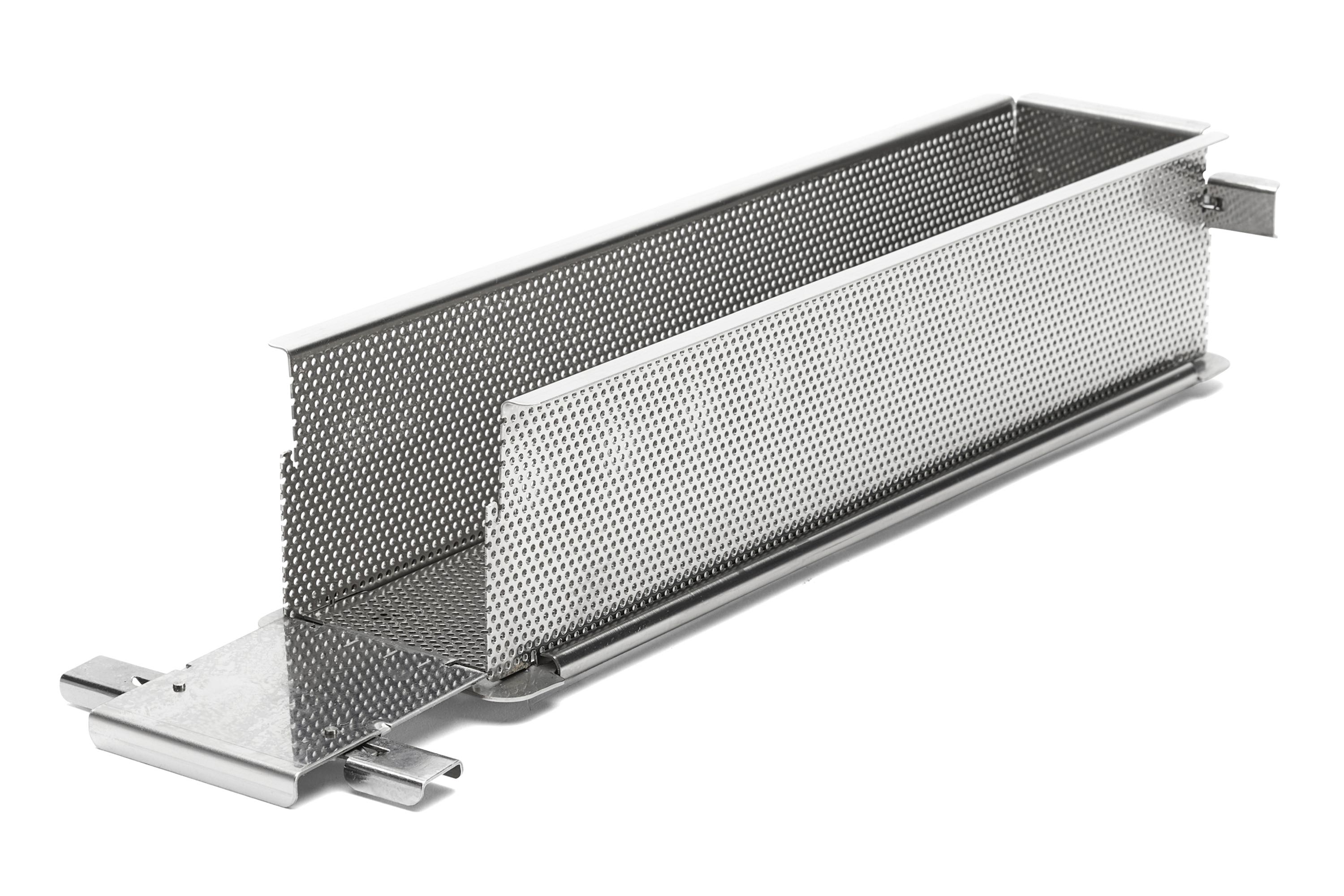 Patéform, foldbar, perforeret rustfrit stål