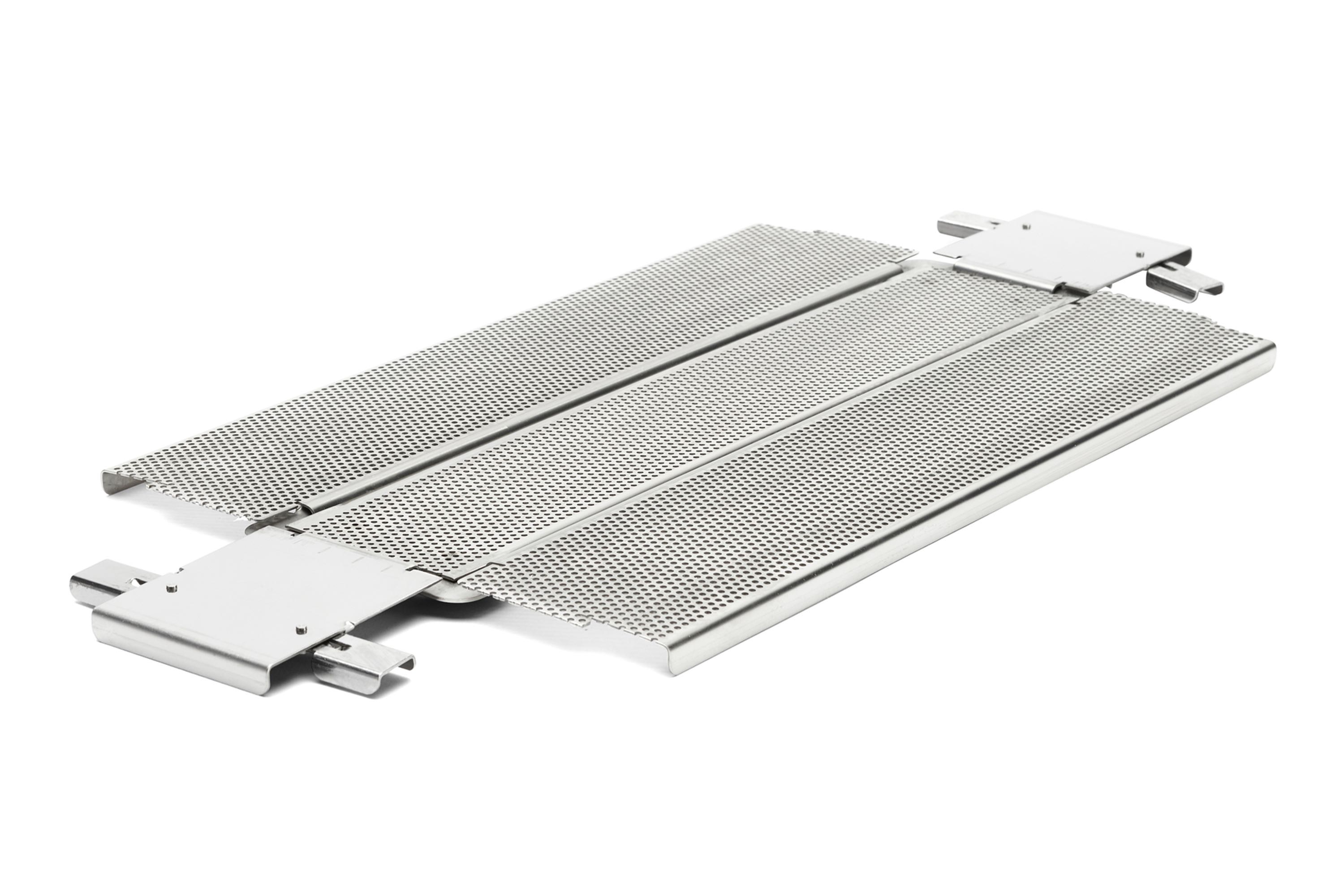 Patéform, foldbar, perforeret rustfrit stål