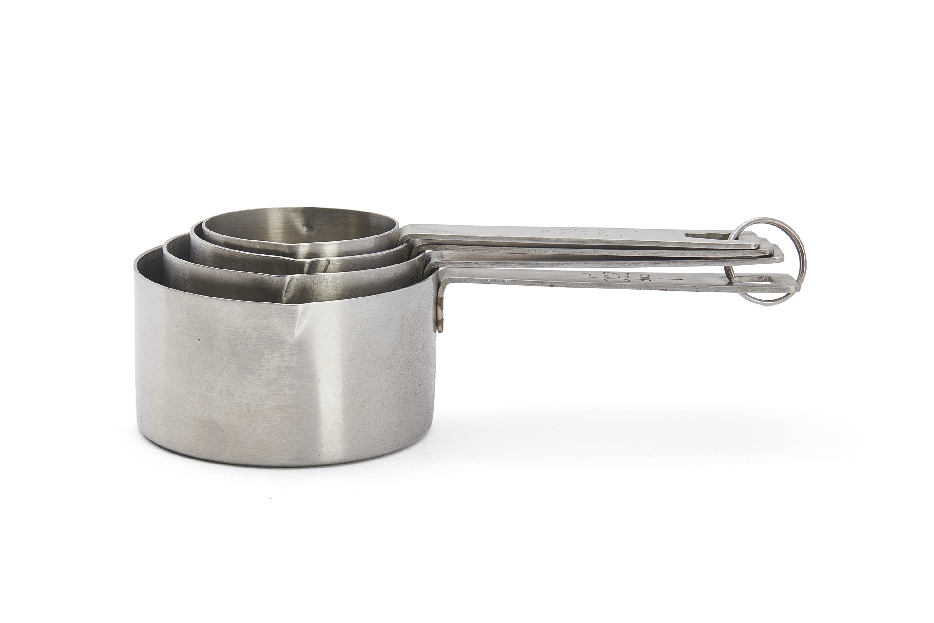 Målebæger, sæt, 4 dele