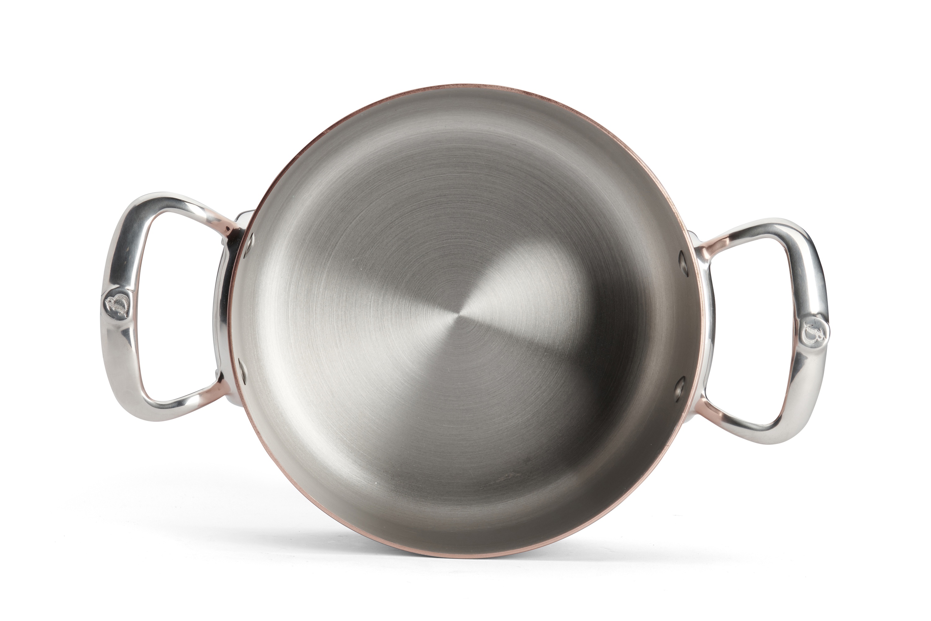 Høj gryde med låg, kobber