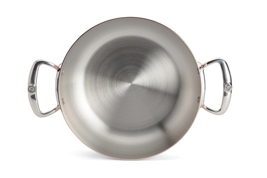 Sautergryde med låg, kobber