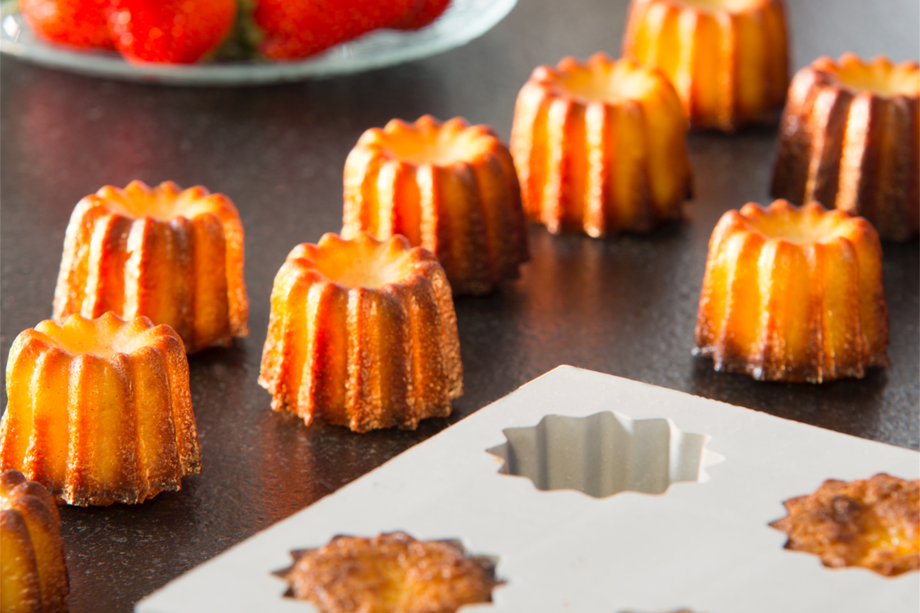 Silikoneform, canelé