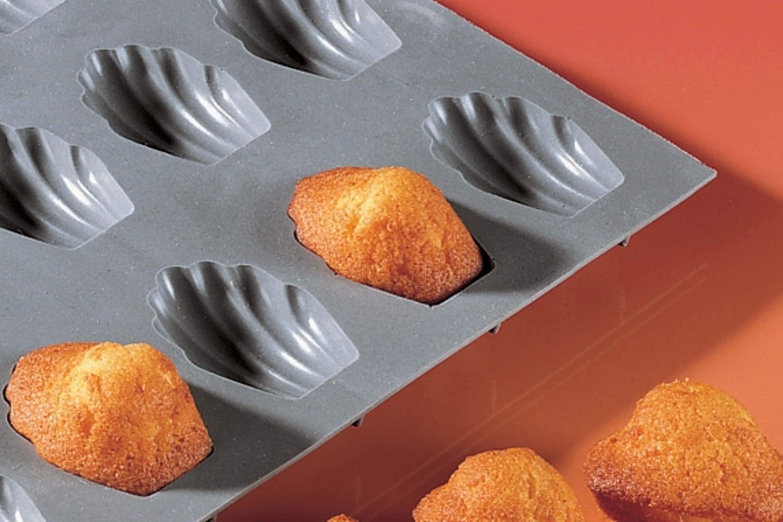 Silikoneform, madeleines