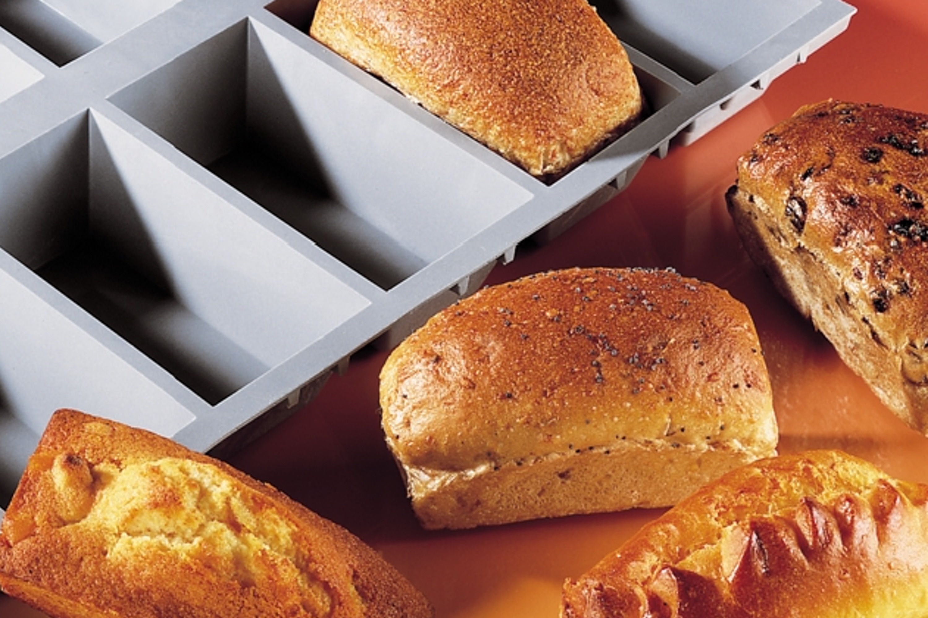 Silikoneform, rektangulær kage