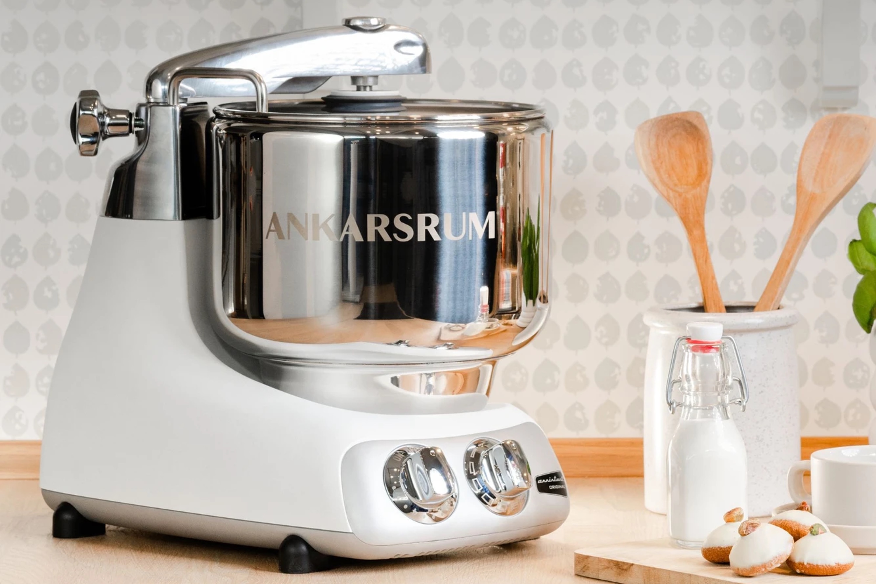 Røremaskine, Ankarsrum Assistent Original, mat hvid