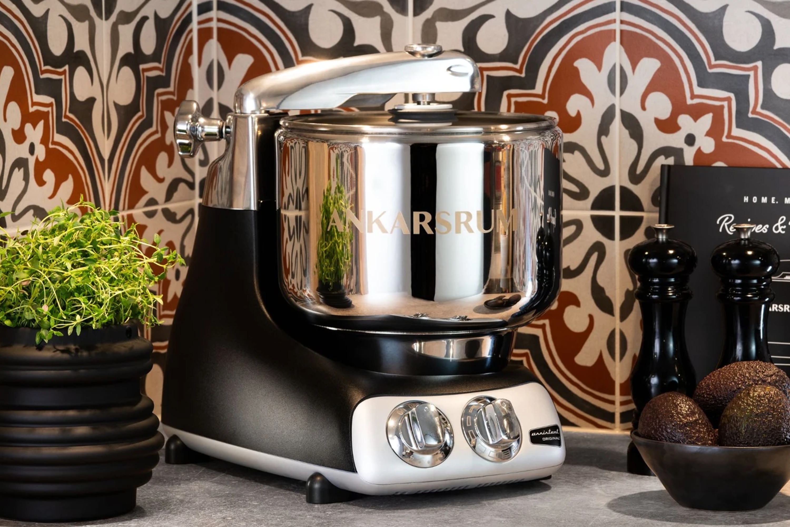 Røremaskine, Ankarsrum Assistent Original, mat sort