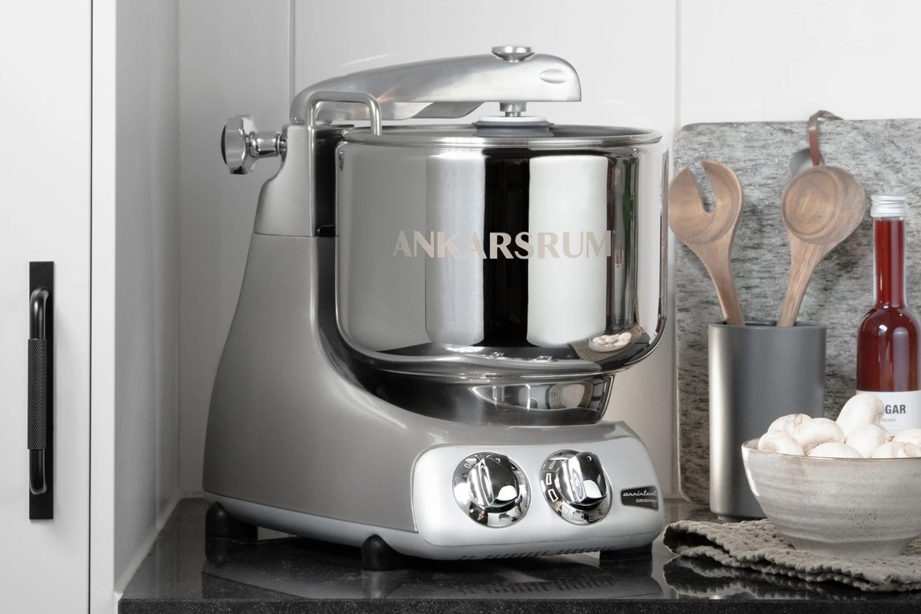 Røremaskine, Ankarsrum Assistent Original, sølv