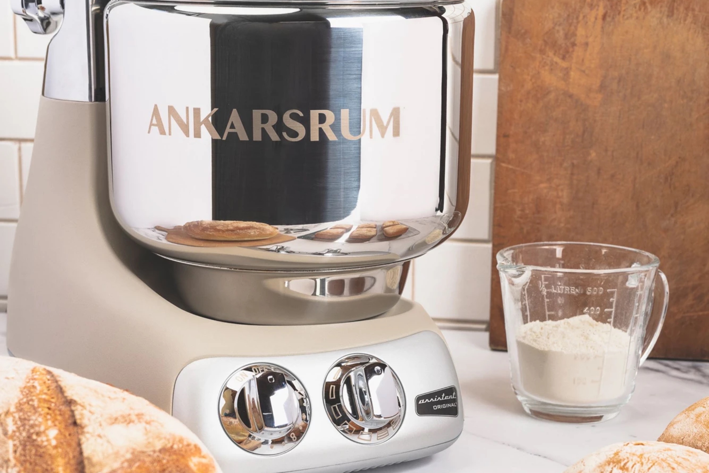 Røremaskine, Ankarsrum Assistent Original, beige