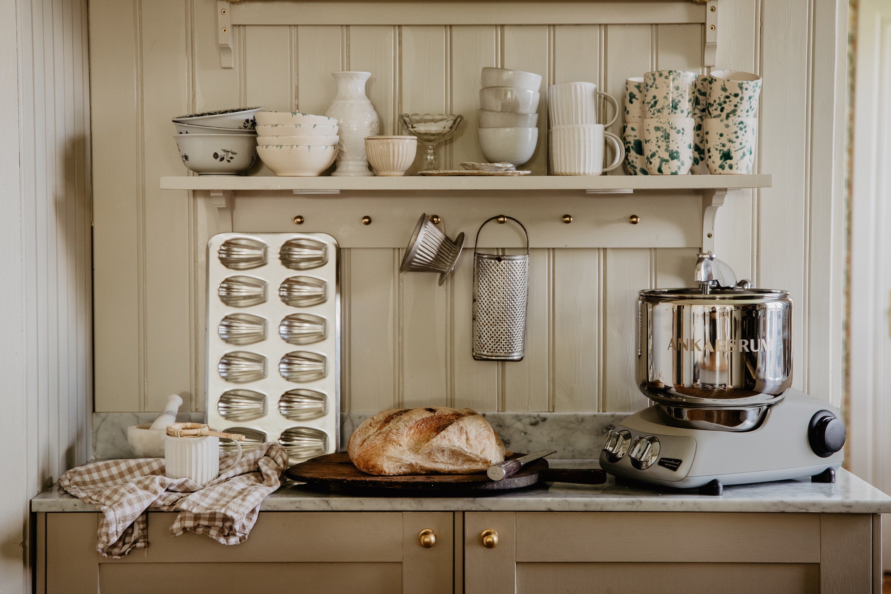 Røremaskine, Ankarsrum Assistent Original, beige