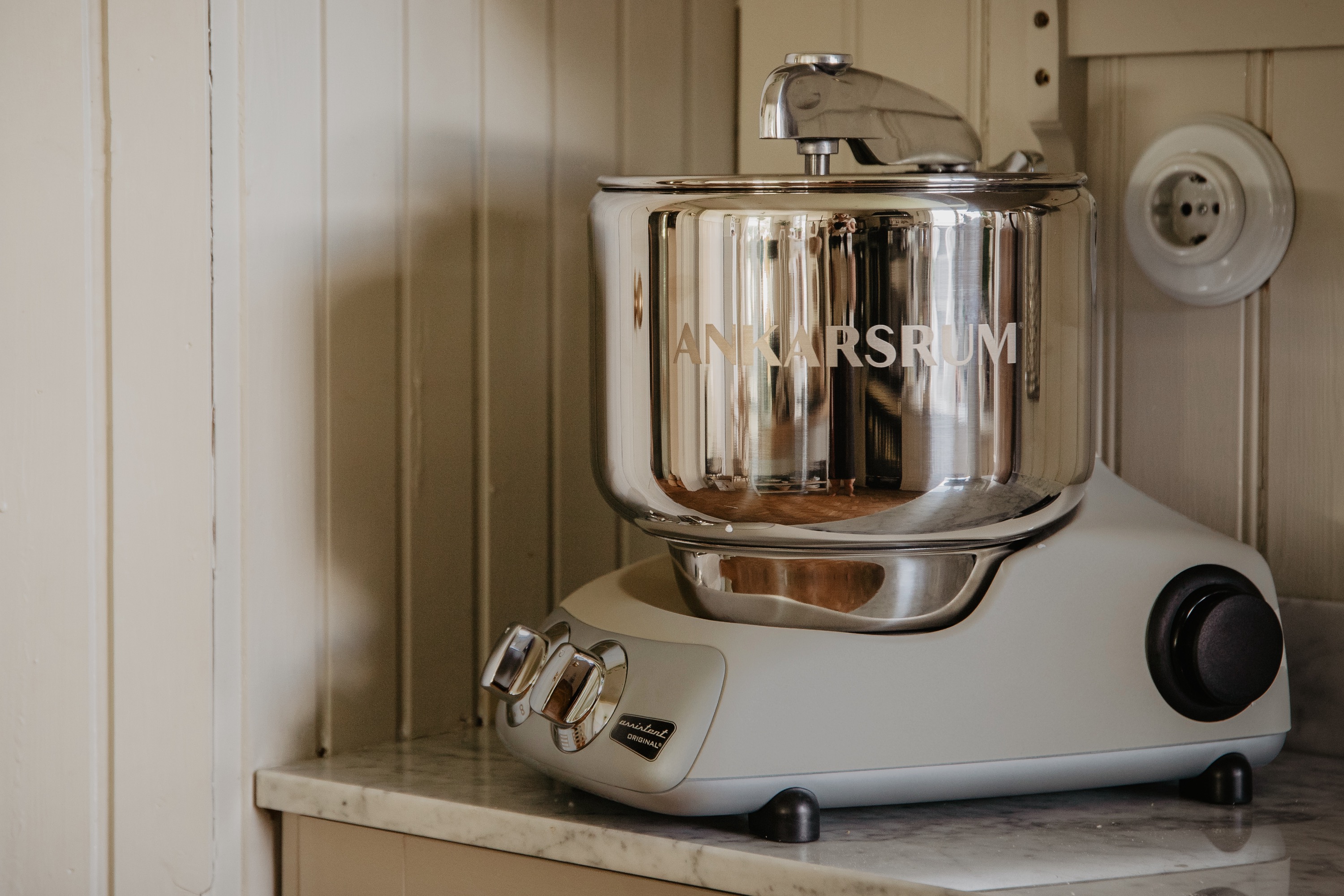 Røremaskine, Ankarsrum Assistent Original, beige