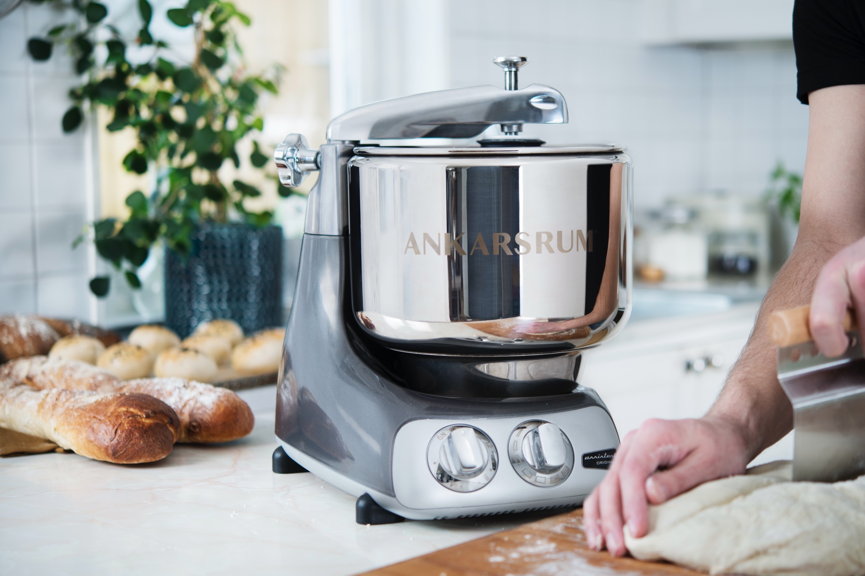 Røremaskine, Ankarsrum Assistent Original, koksgrå