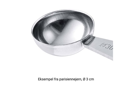 Parisiennejern, stål med plastskæfte, Ø 1,8 cm