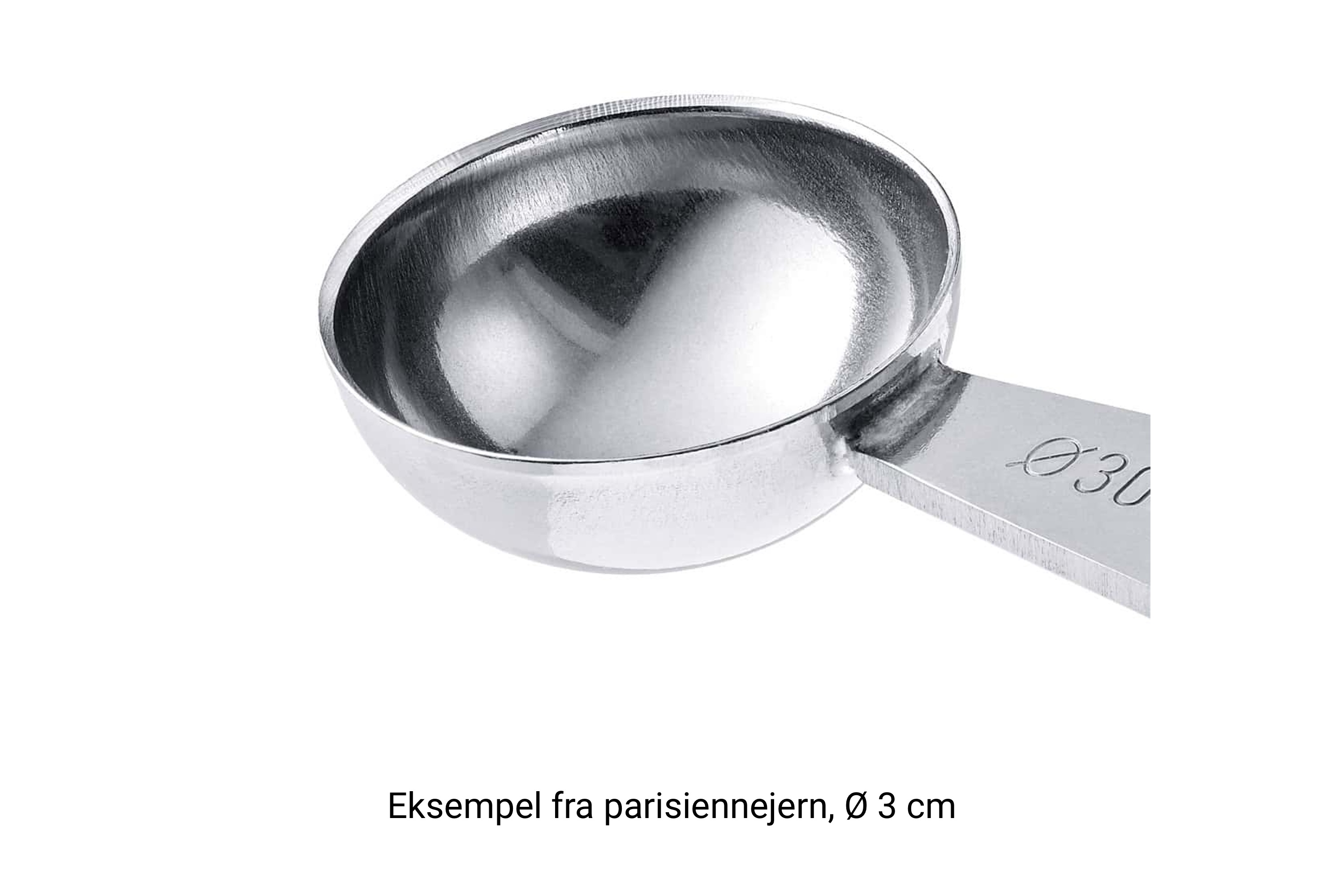 Parisiennejern, stål med plastskæfte, Ø 2,2 cm