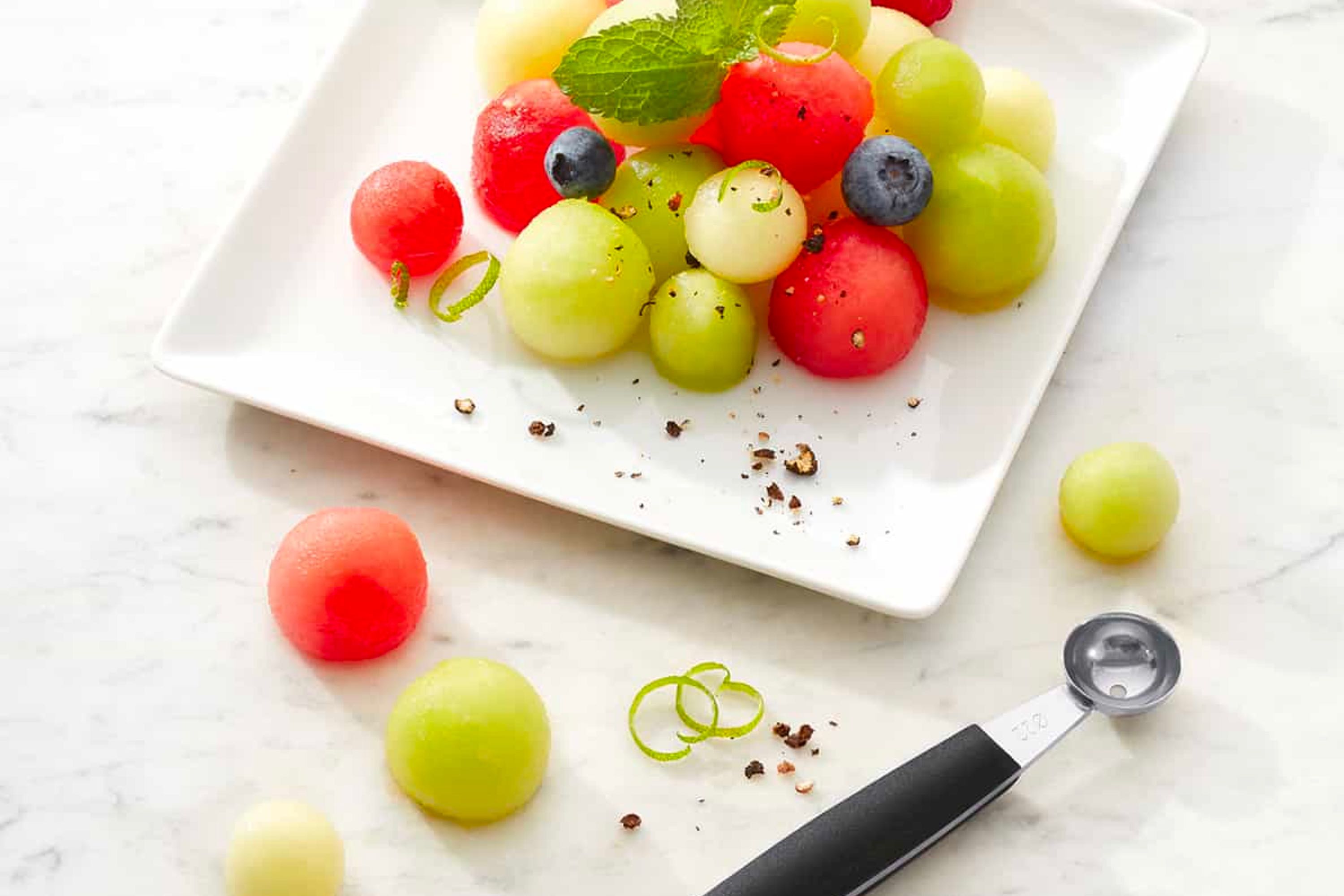 Parisiennejern, dobbelt, stål m. plastskæfte, Ø 2,2 - 2,5 cm