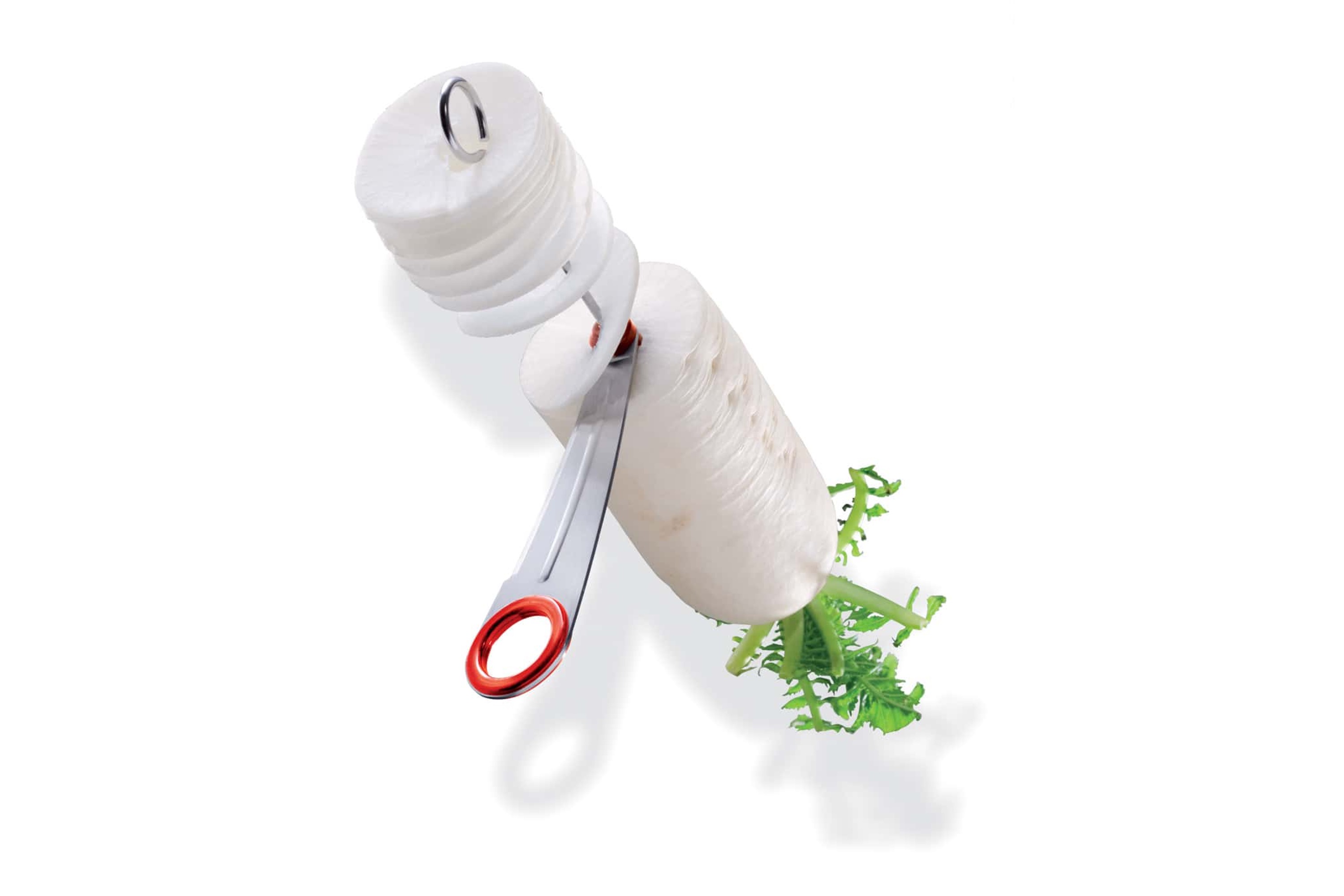 Spiraludskærer, rustfrit stål og plast