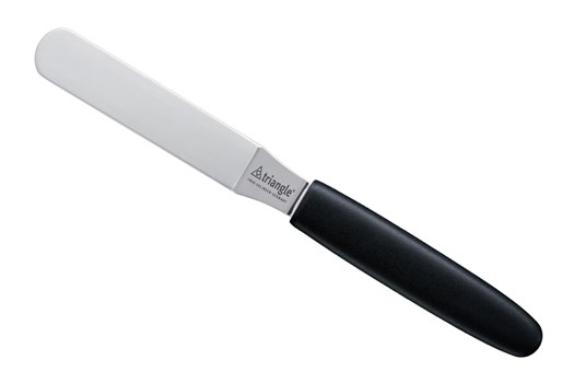 Paletkniv mini m. buk, 9 cm, sort skaft