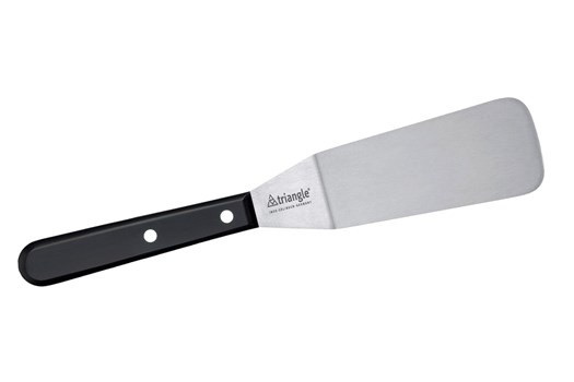 Paletkniv med, buk, sort plastskaft