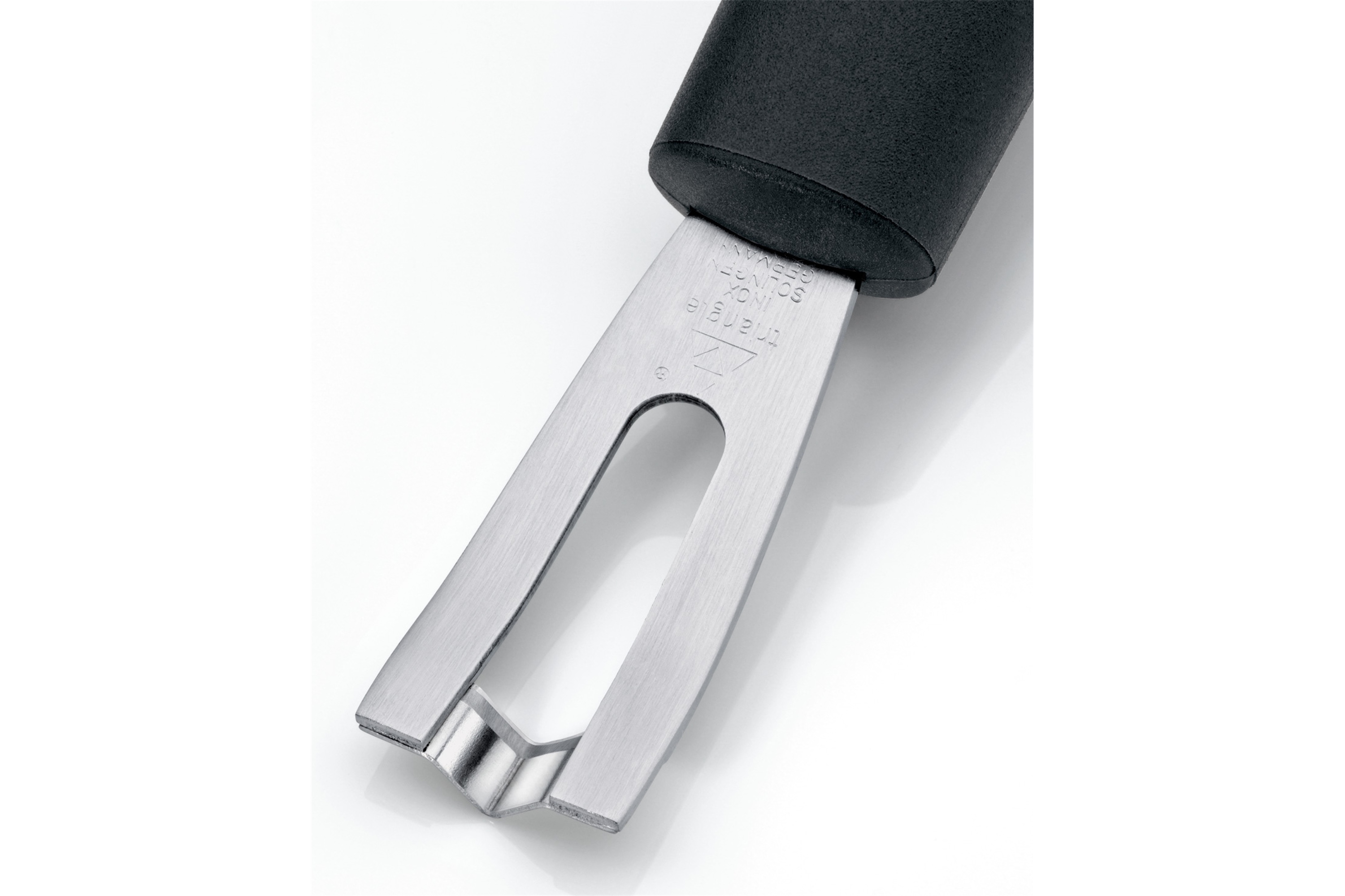 Kannelerejern, bred rille, stål og plastskæfte