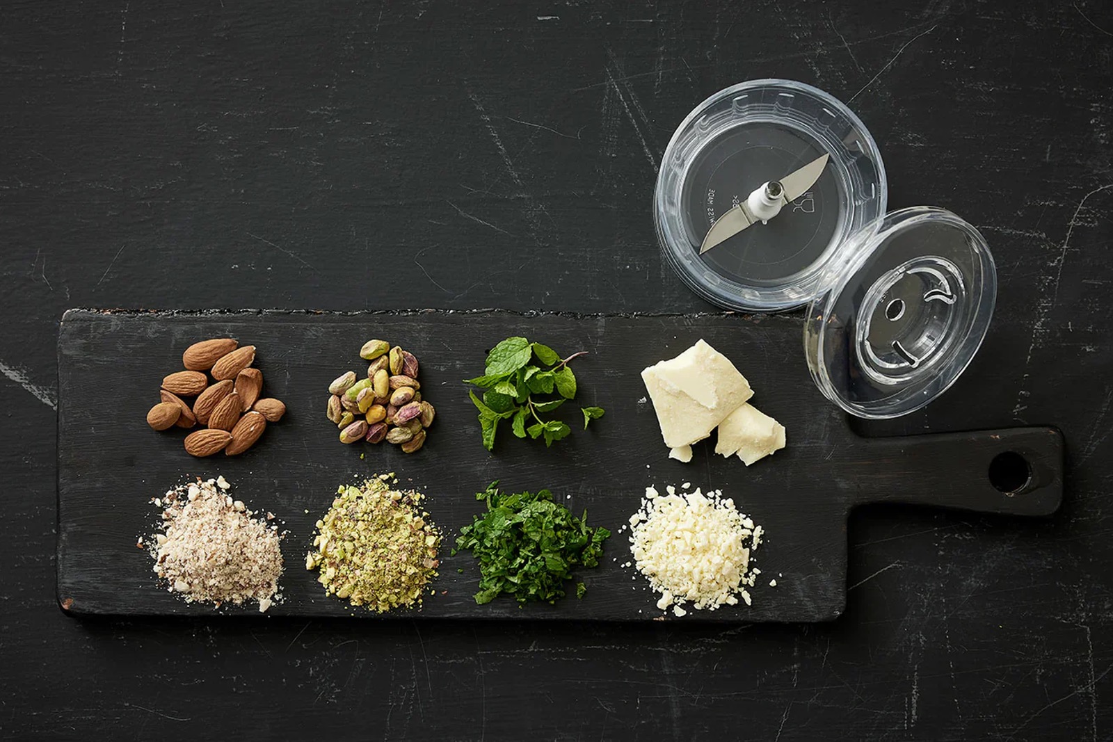 Minihakker til Bamix stavblender