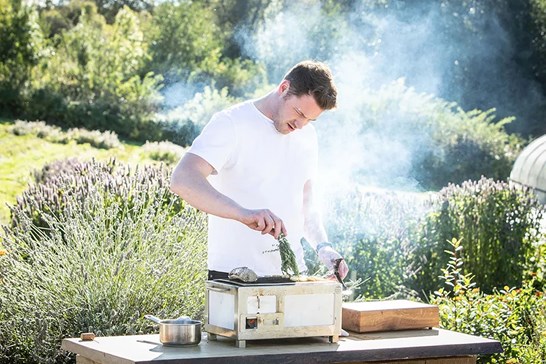 Stegeplade med rist til Kasai Nano konrogrill