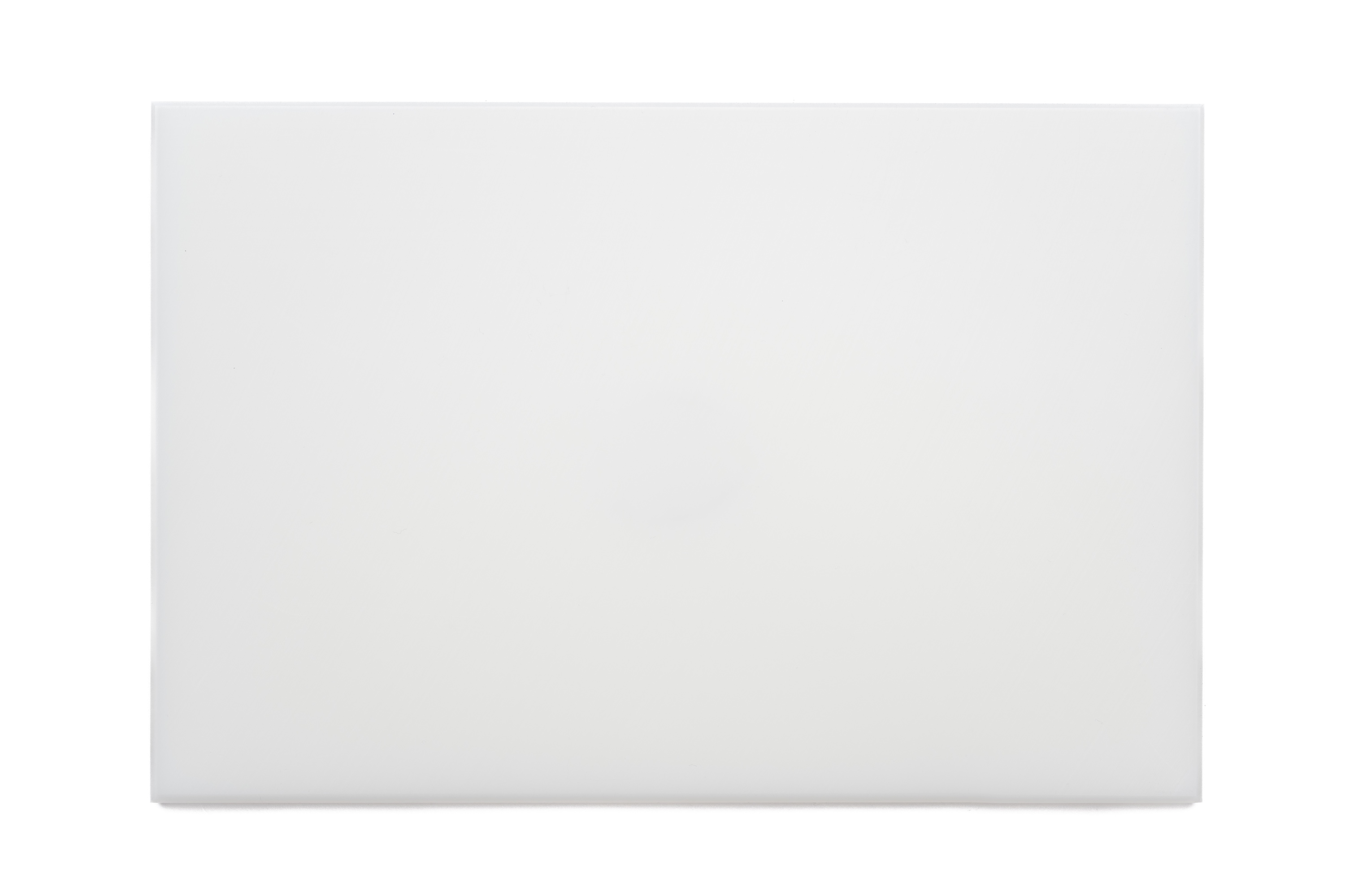 Skærebræt uden fødder, hvid plast