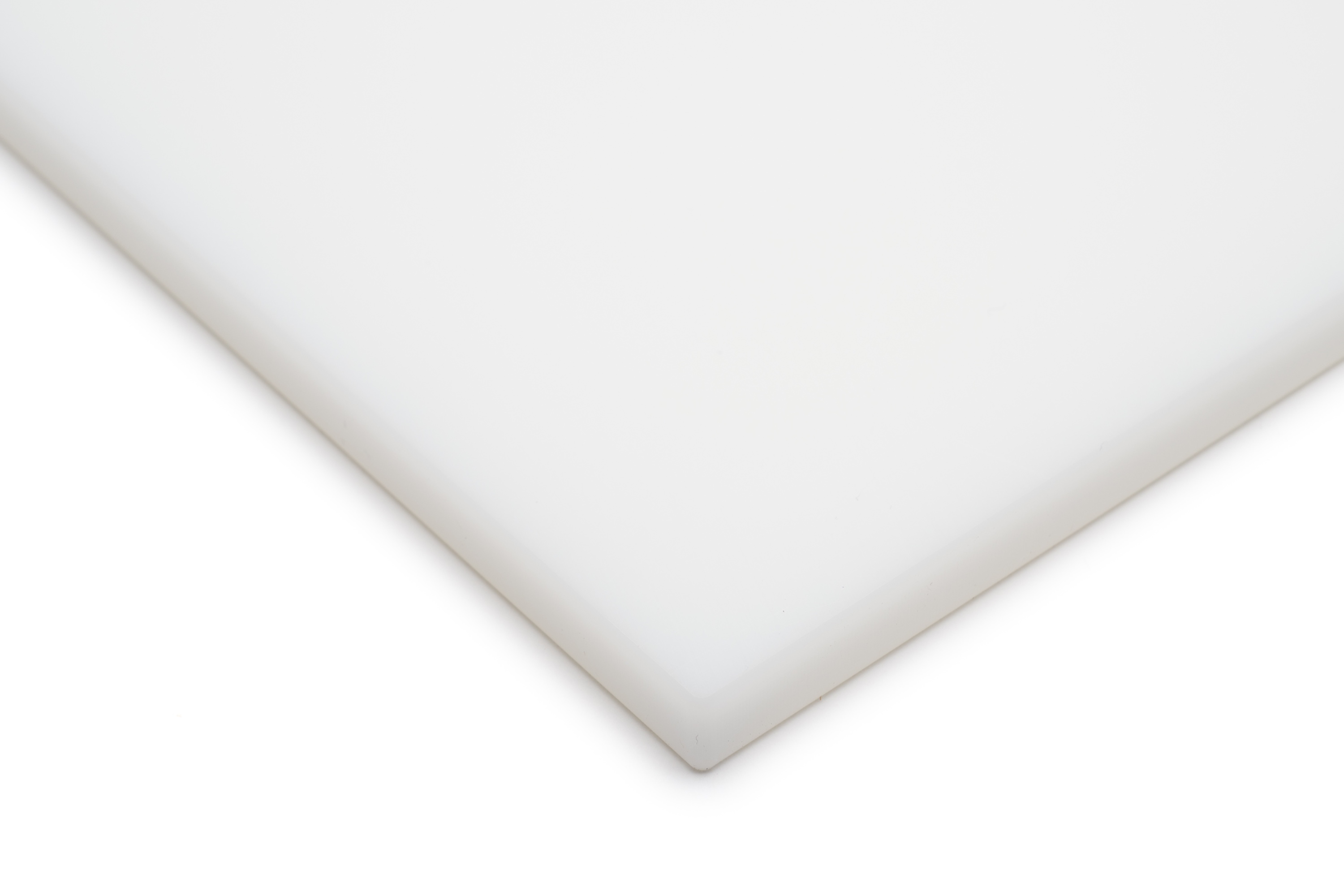 Skærebræt uden fødder, hvid plast