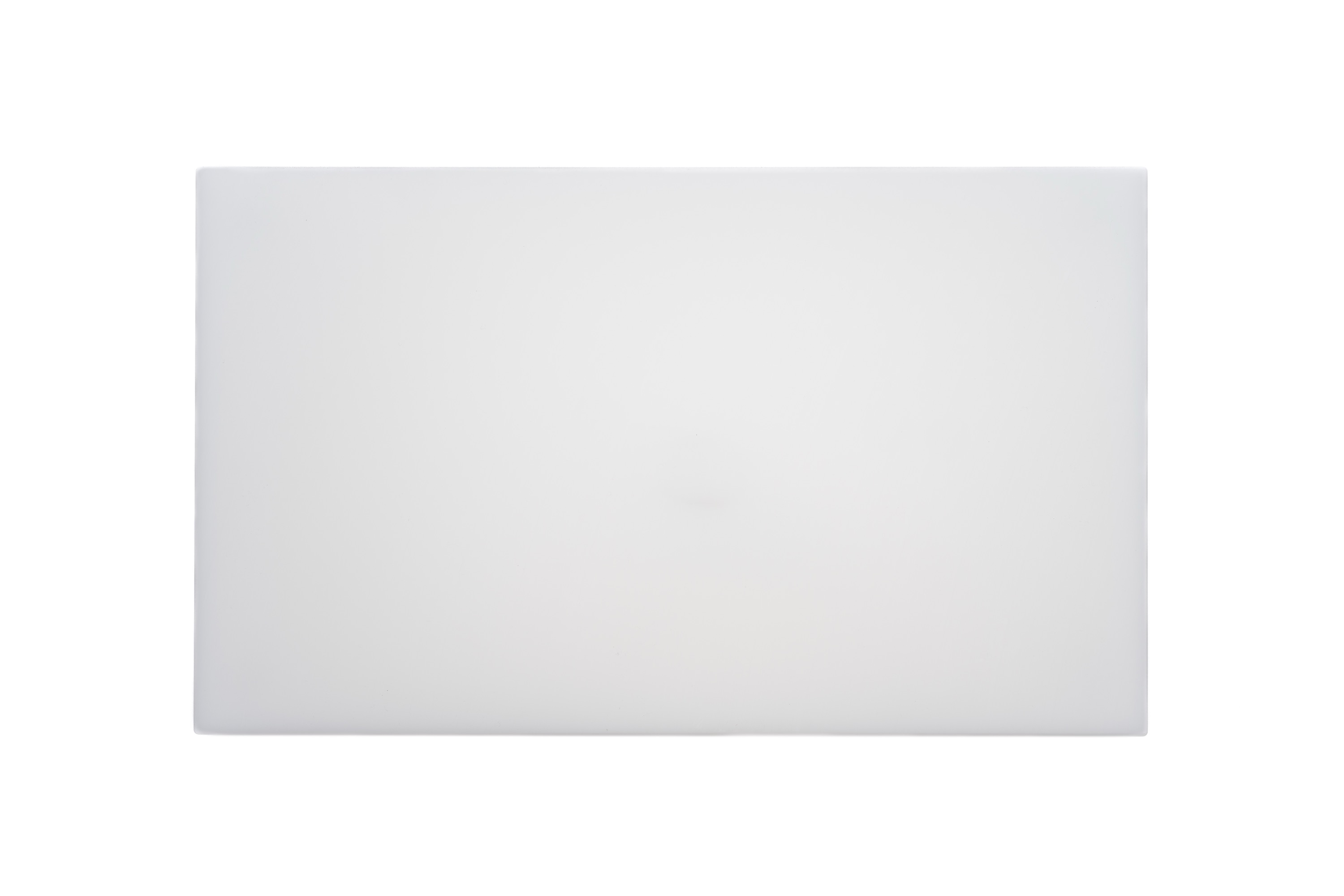 Skærebræt med fødder, hvid plast