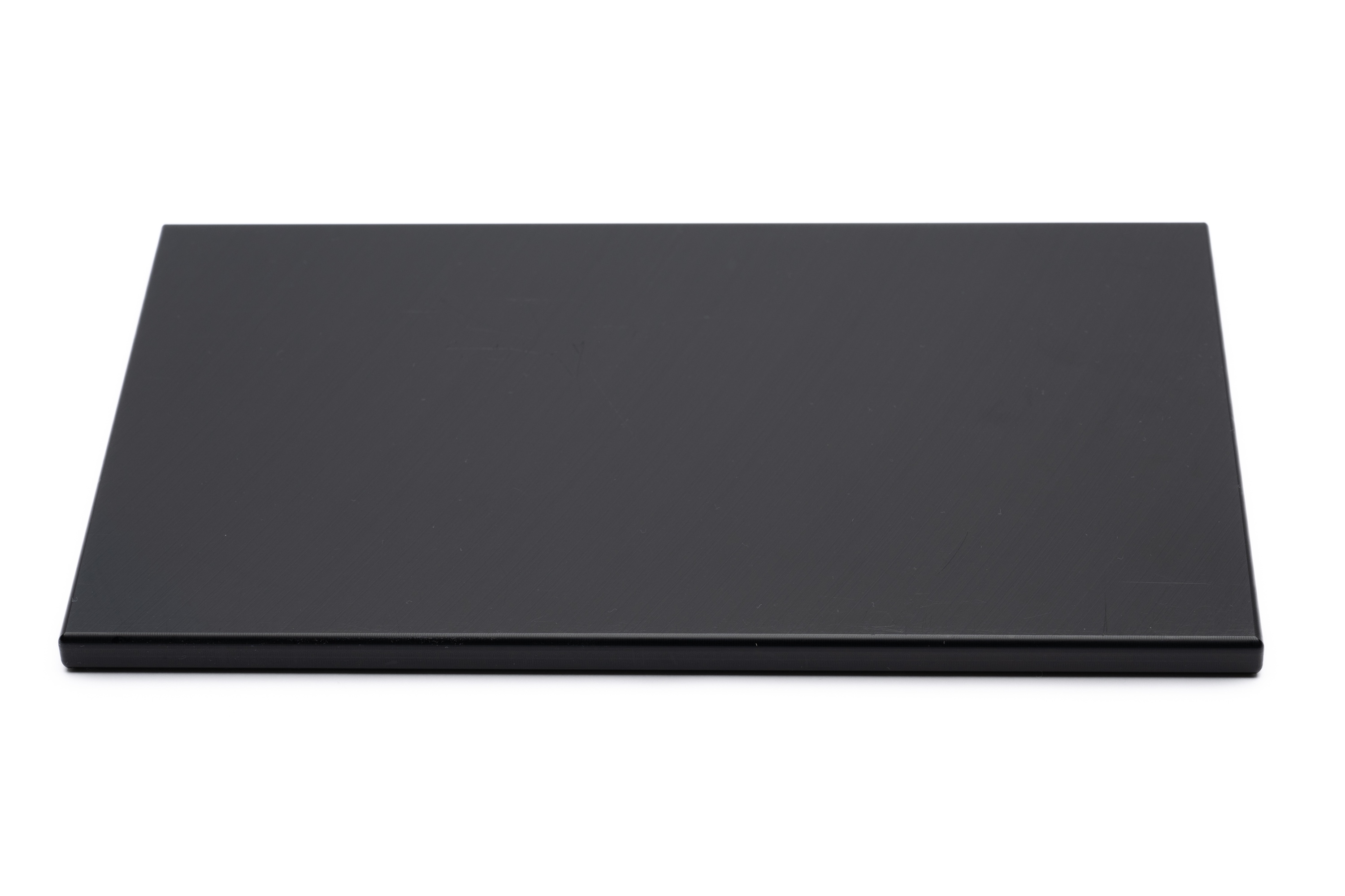 Skærebræt uden fødder, sort plast