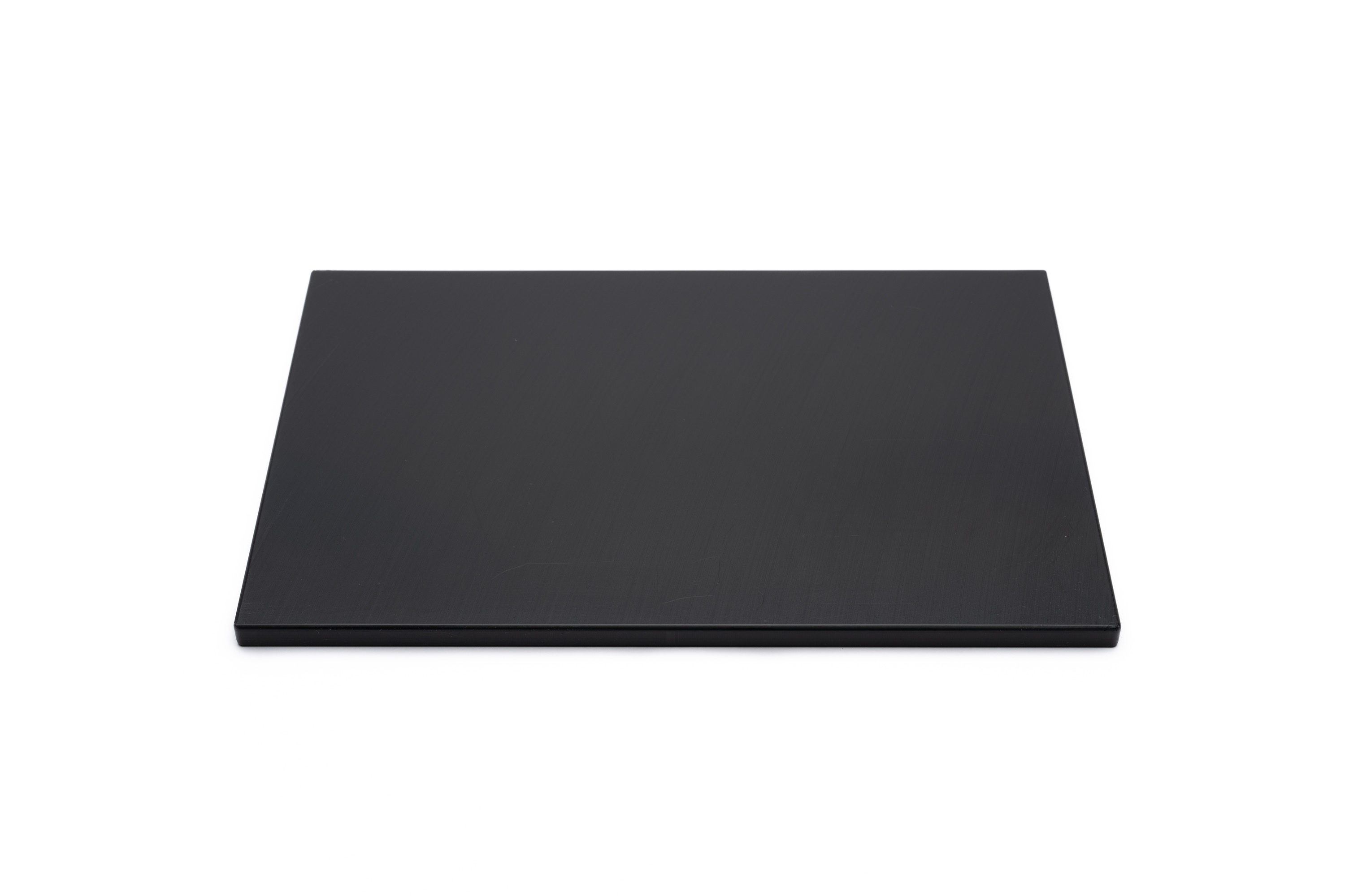 Skærebræt uden fødder, sort plast