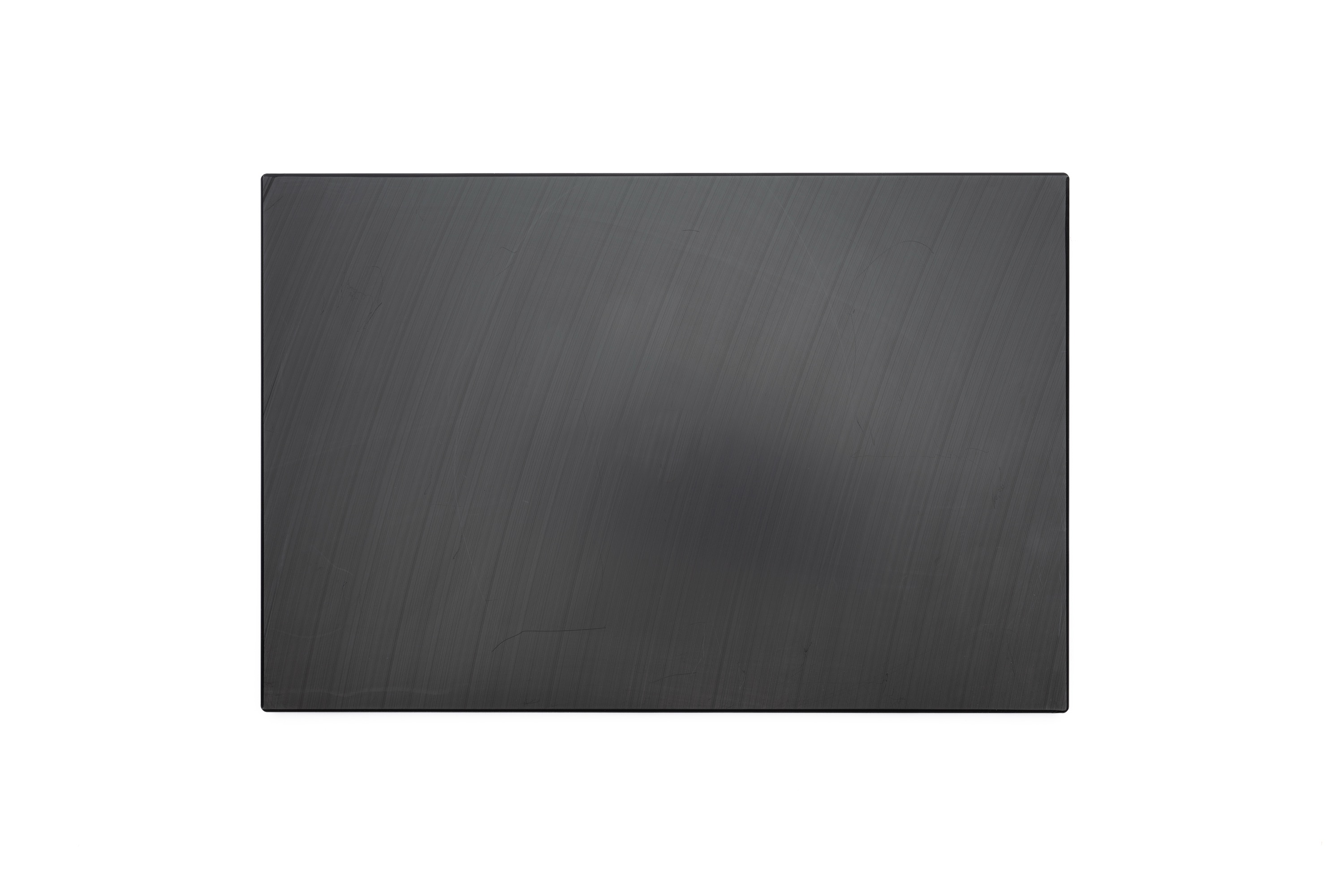 Skærebræt uden fødder, sort plast