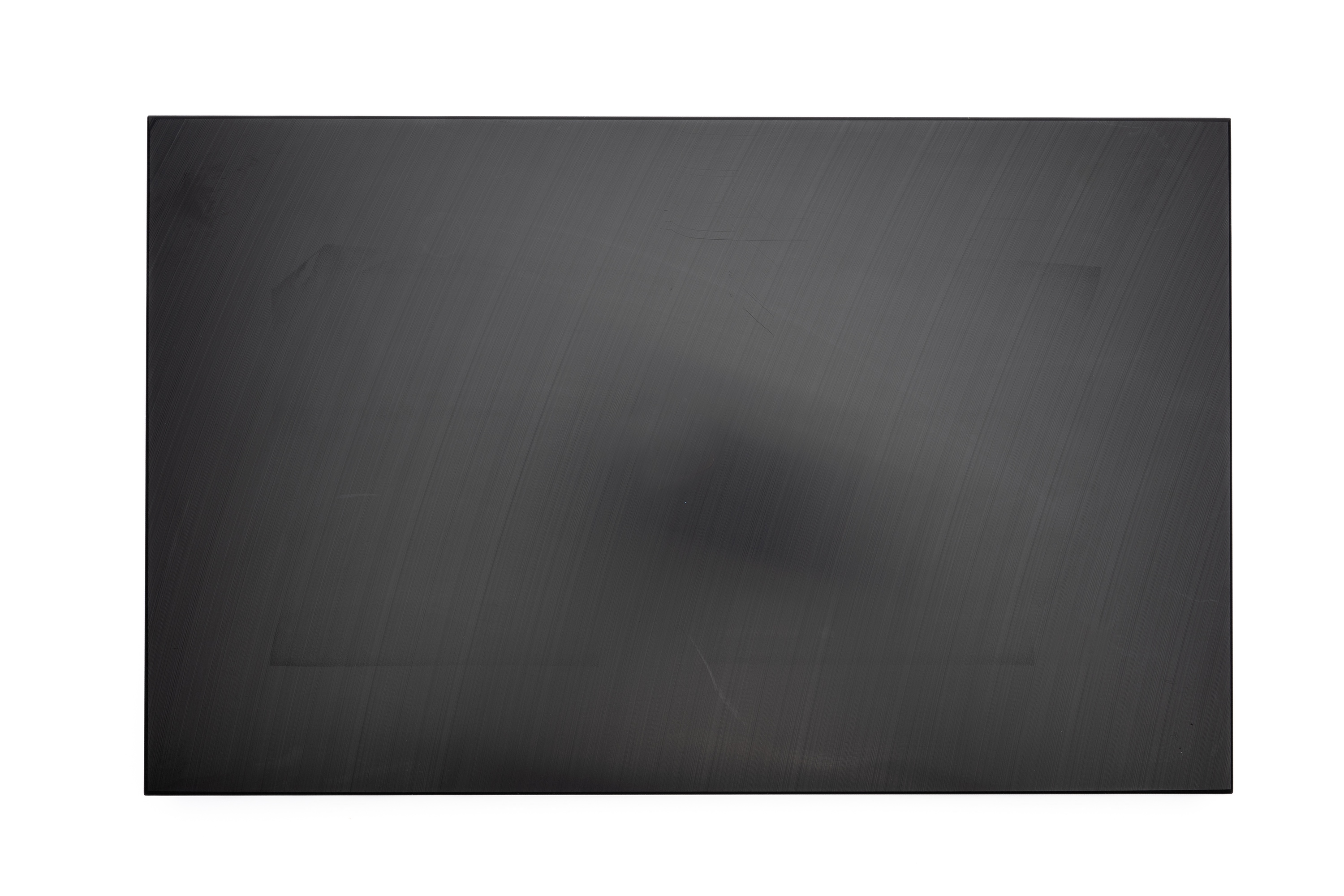 Skærebræt med fødder, sort plast