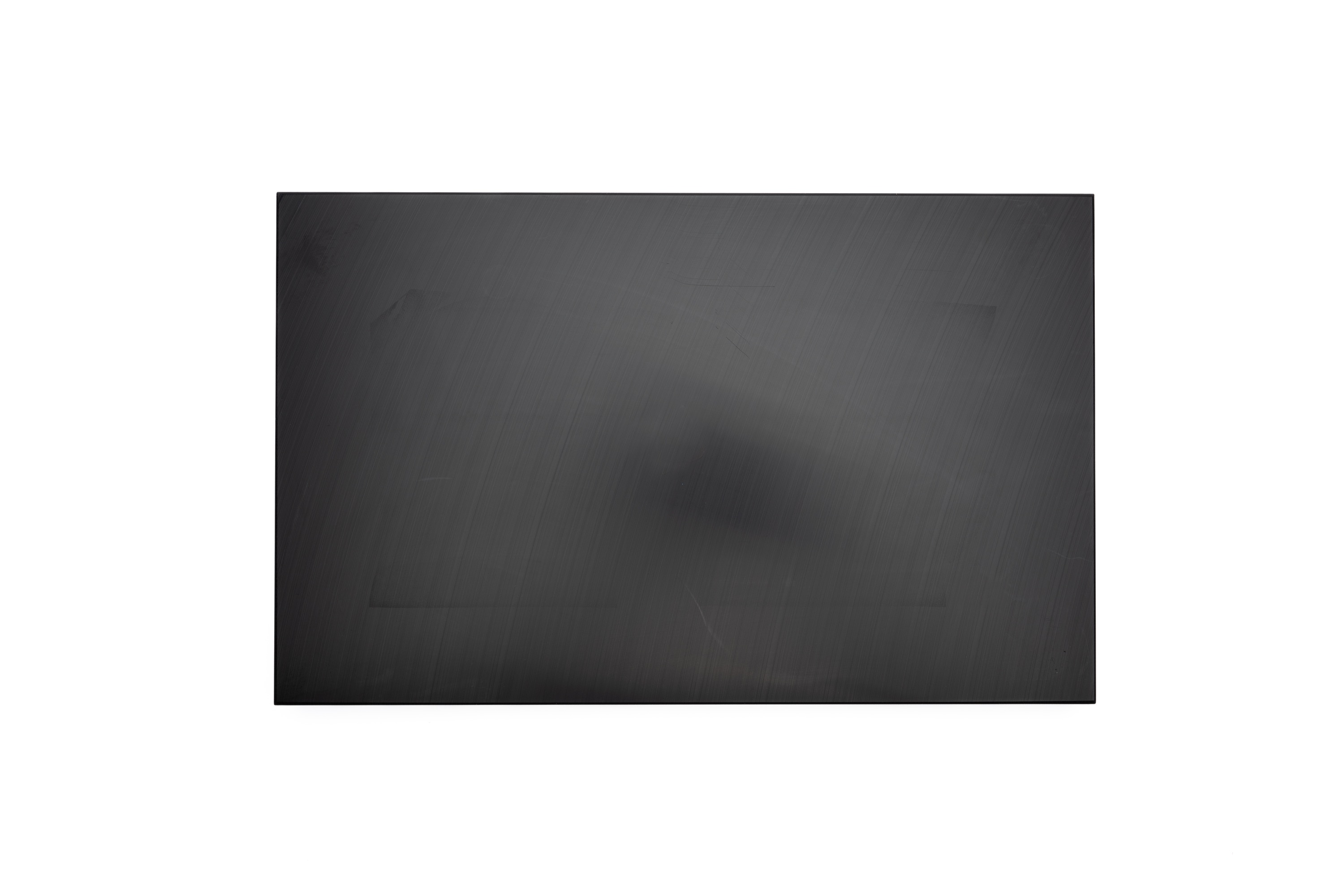 Skærebræt med fødder, sort plast