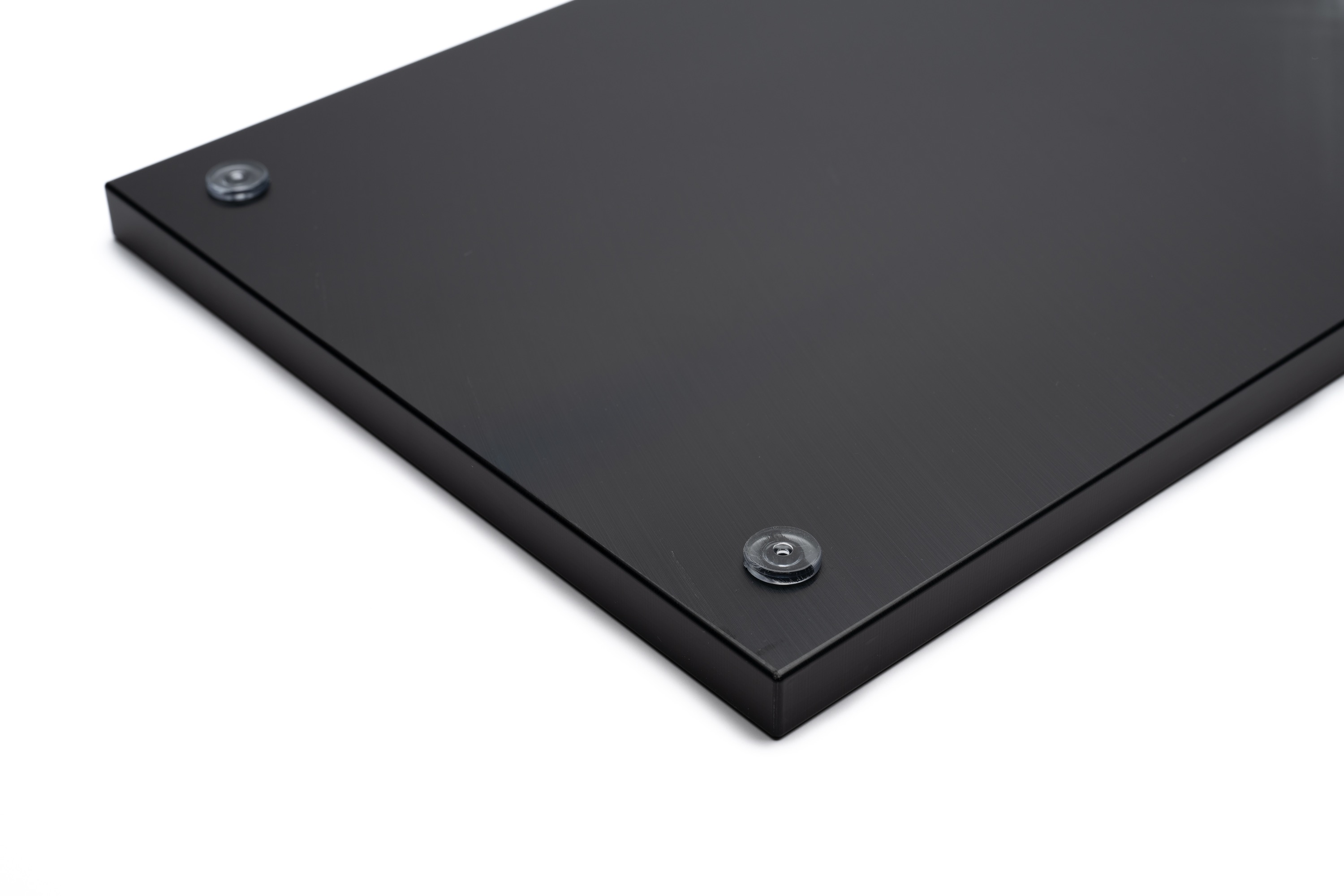 Skærebræt med fødder, sort plast