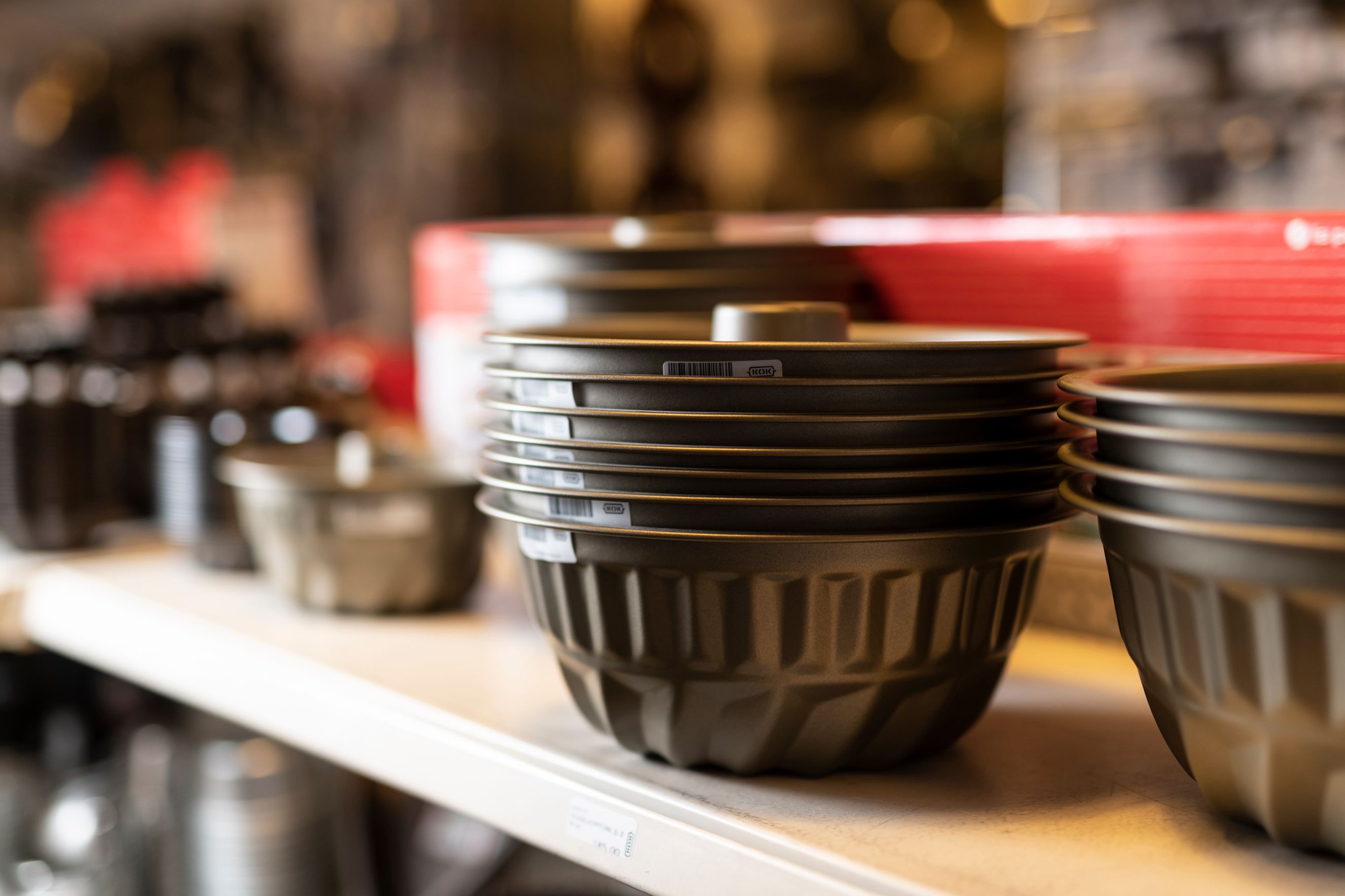 Buddingform med låg, jern, PFAS-fri belægning