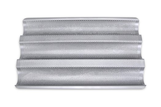 Bageplade til flutes, perforeret metal, PFAS-fri belægning