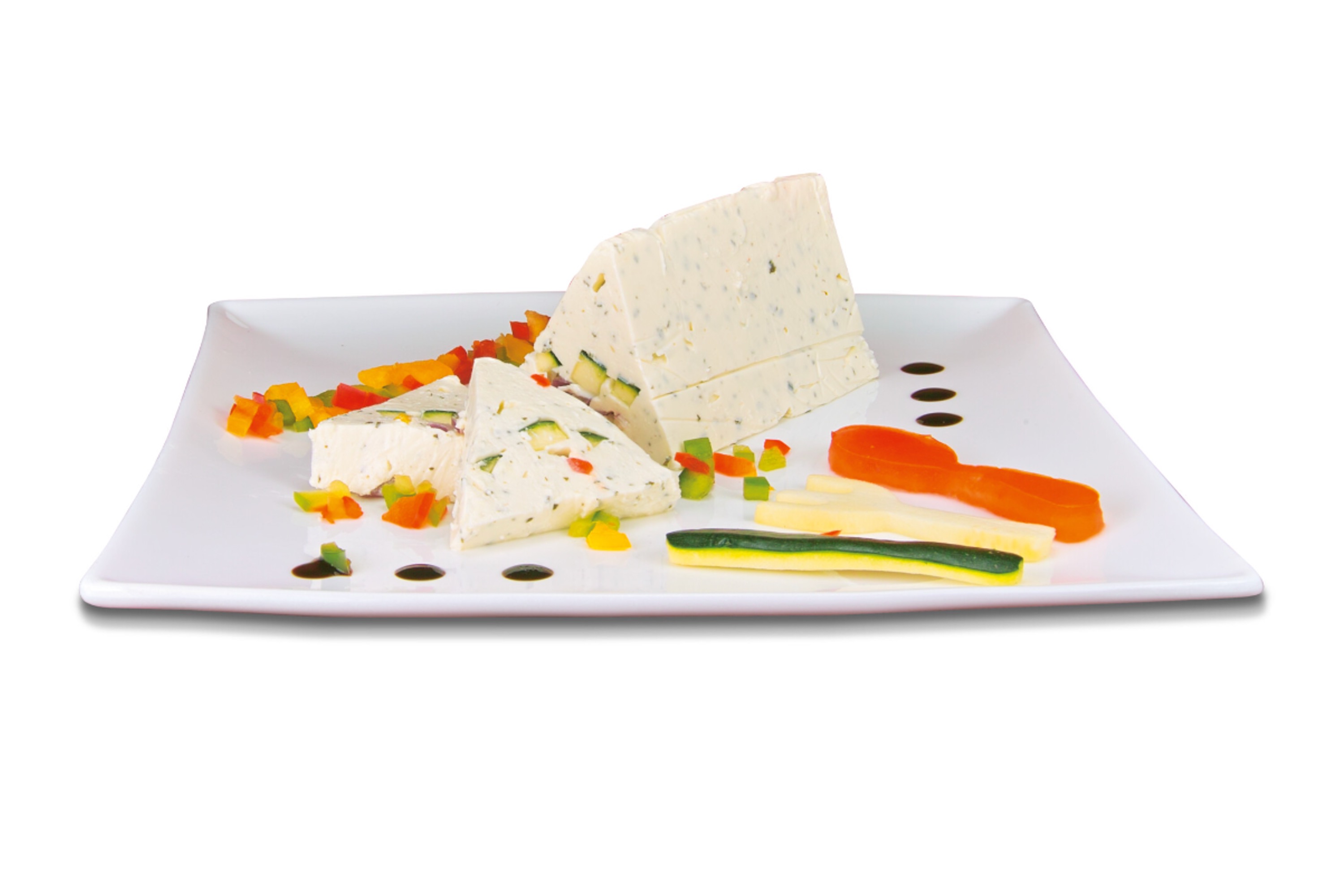 Patéform, trekantet, rustfrit stål